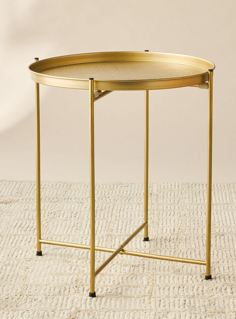 طاولة زينة معدن بسطح صينية - 41x41x46 سم-furniture-livingroom-sideandendtables-image-2