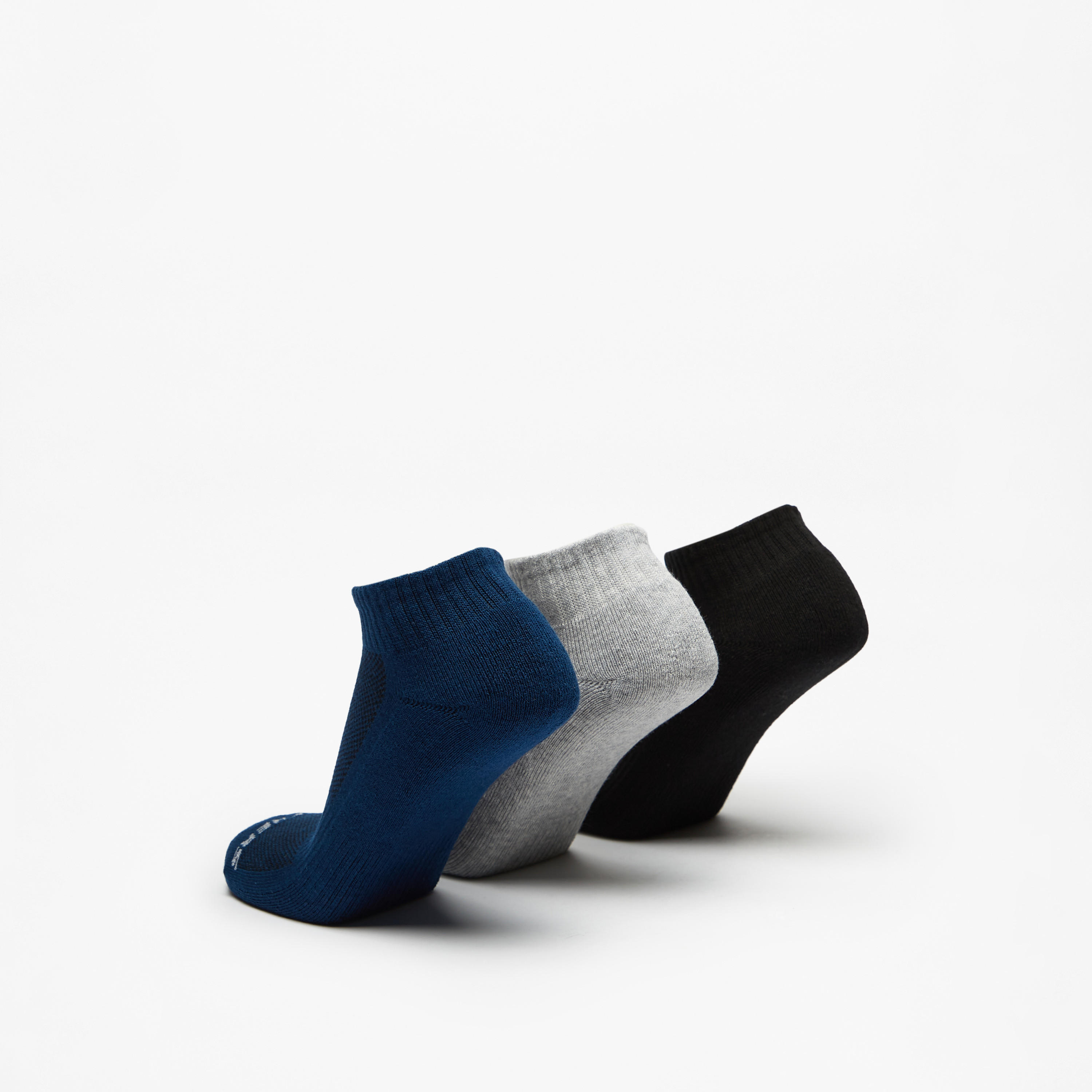 Skechers Logo Print Ankle Length Sports Socks - Set of 3-men-socks-image-3
