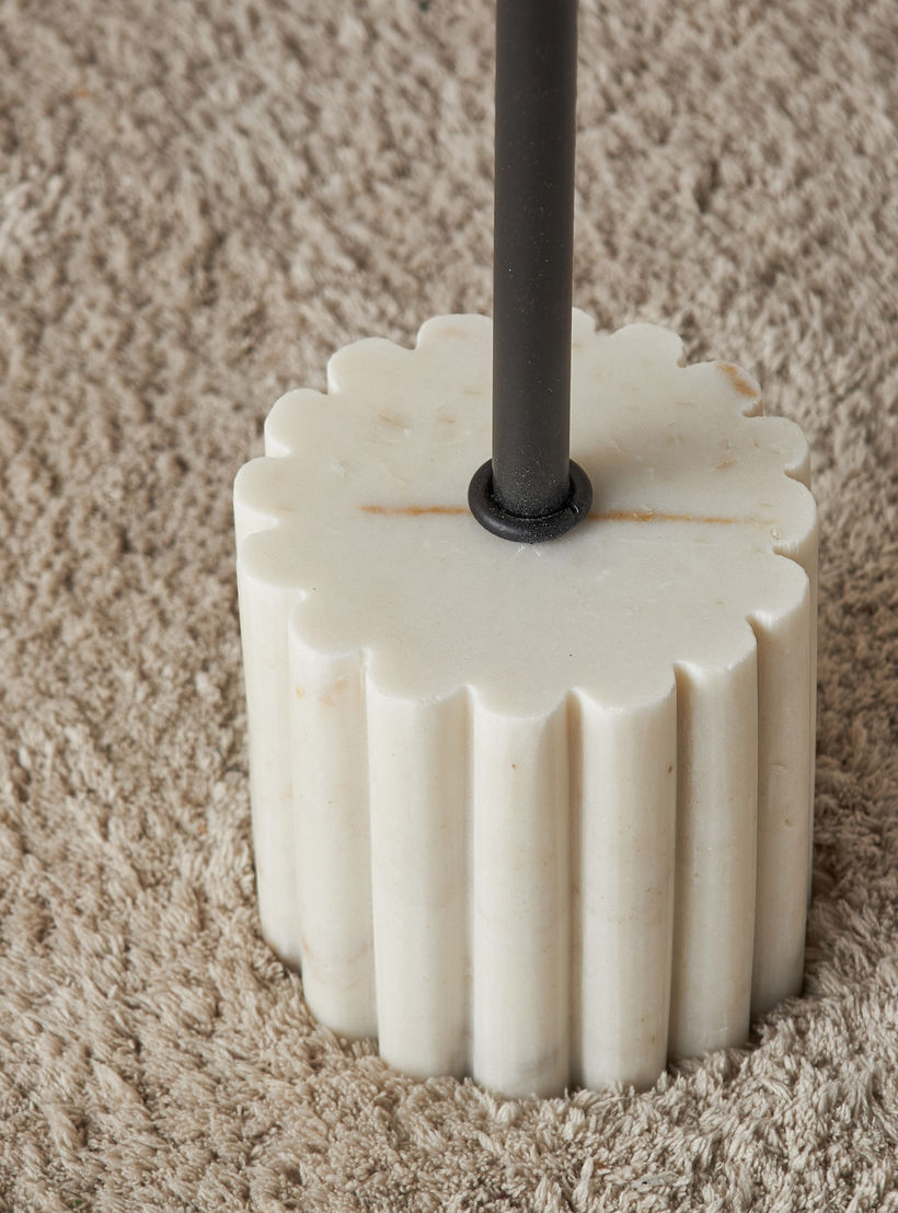 Wooden Round Top Accent Table - 26x55x26 cm-furniture-livingroom-sideandendtables-image-5