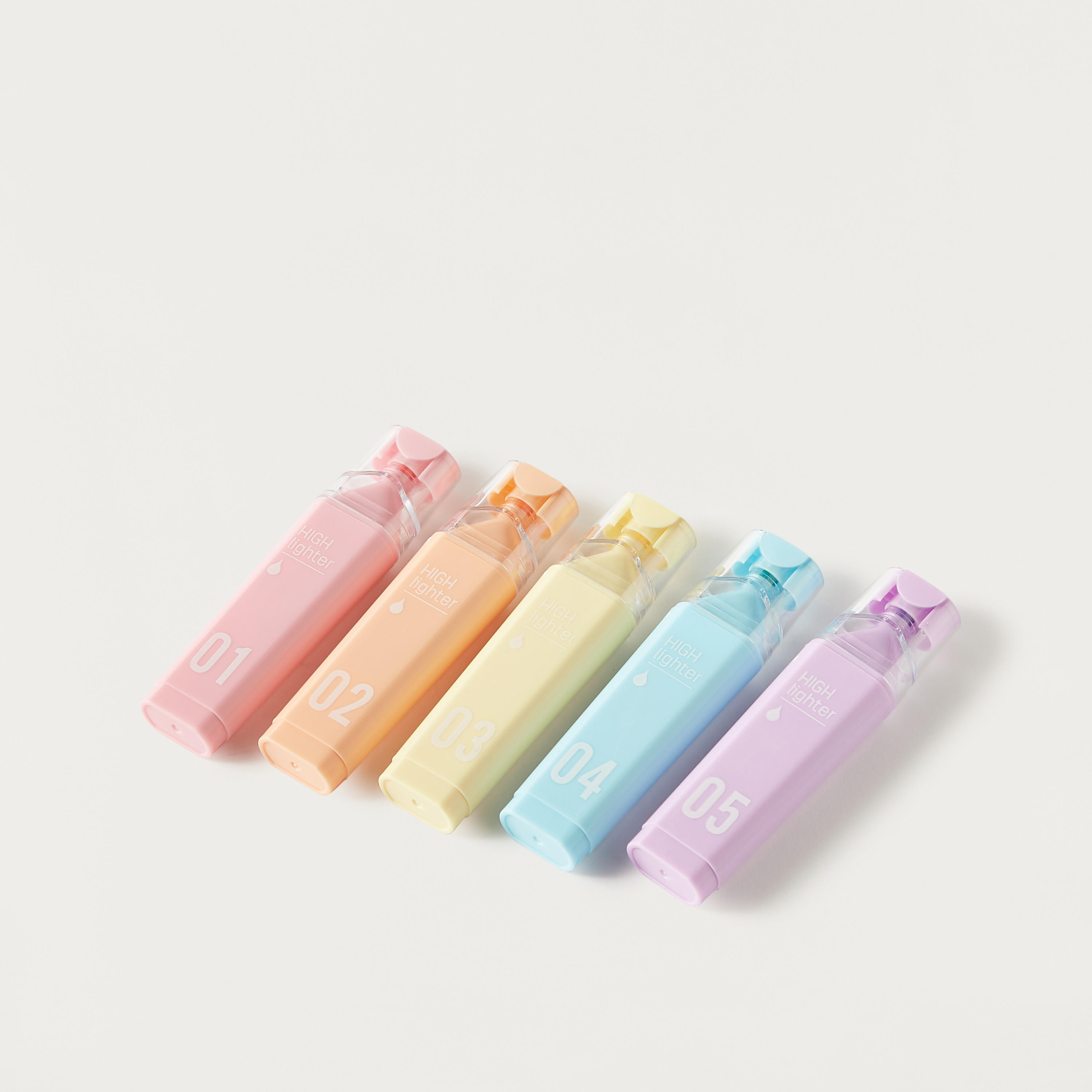 GLOO Highlighter - Set of 5-school-stationery-pensandpencils-image-1