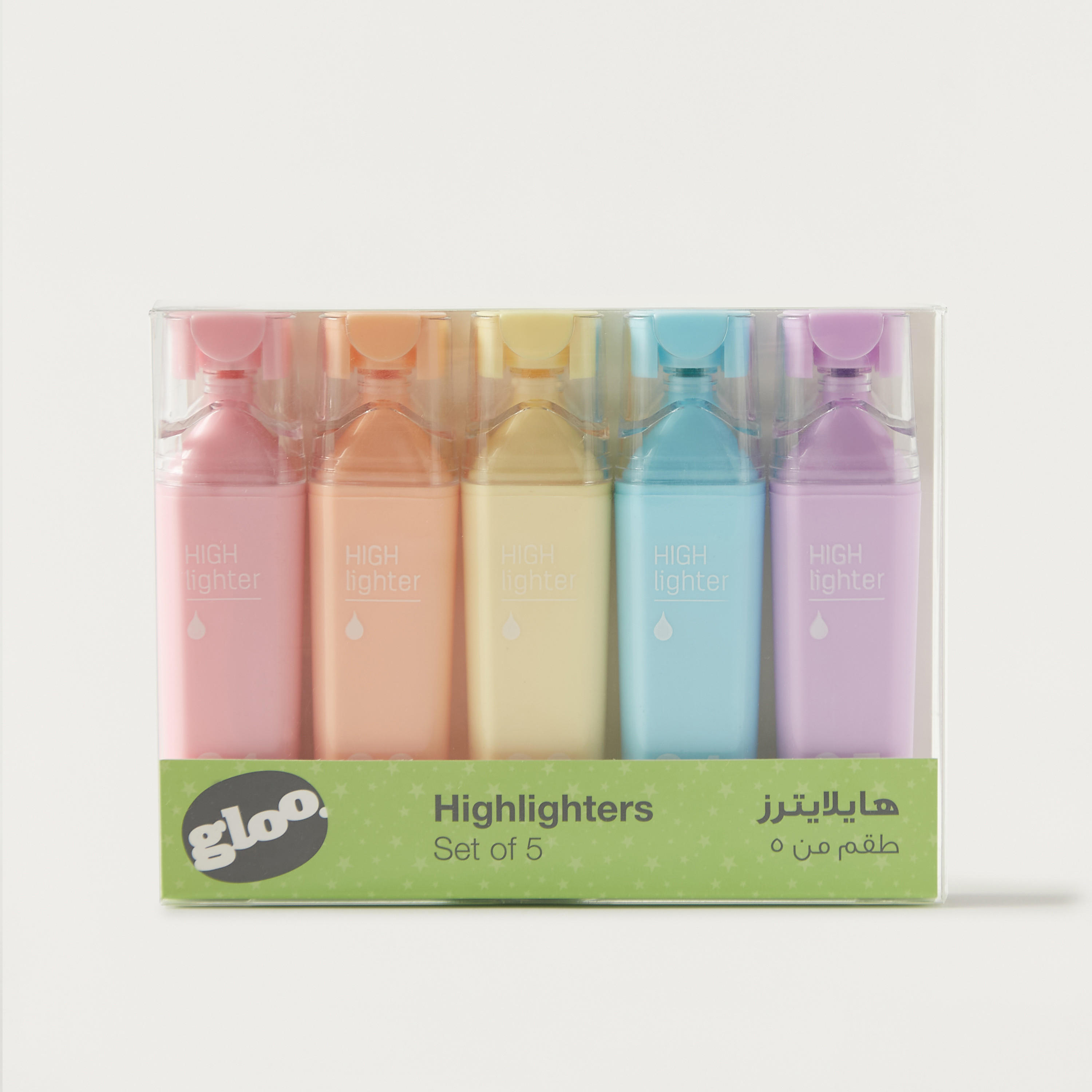 GLOO Highlighter - Set of 5-school-stationery-pensandpencils-image-4