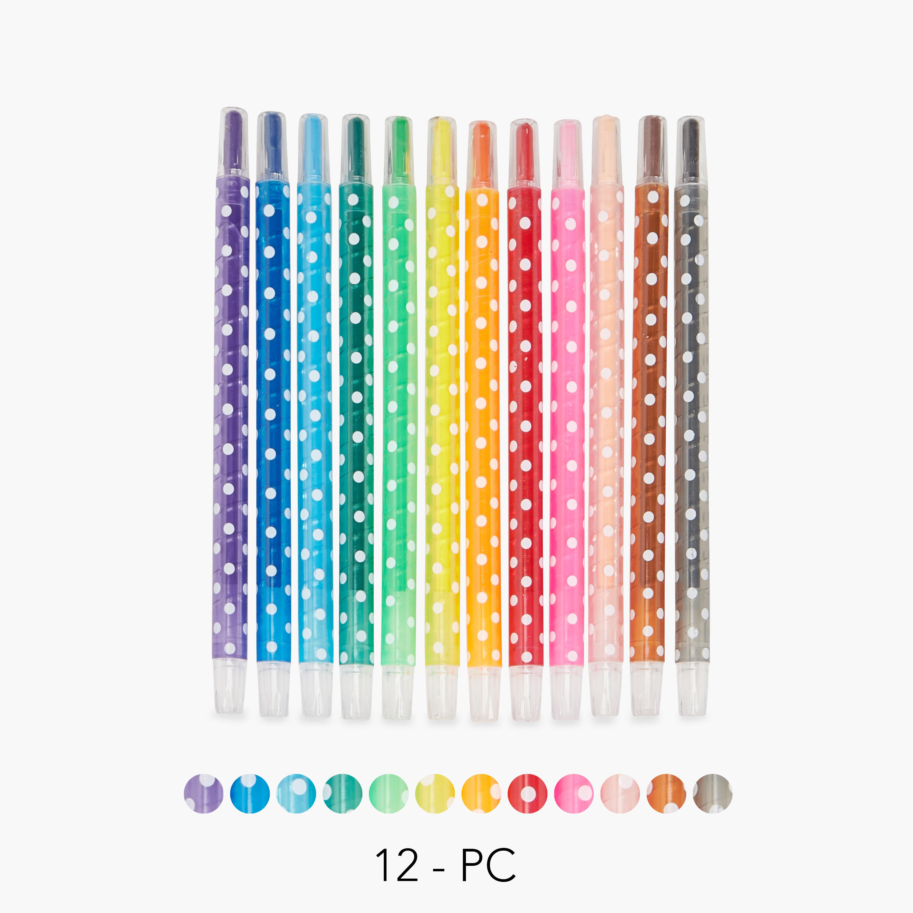 GLOO 12-Piece Twisted Crayon Set-school-stationery-accessories-image-1