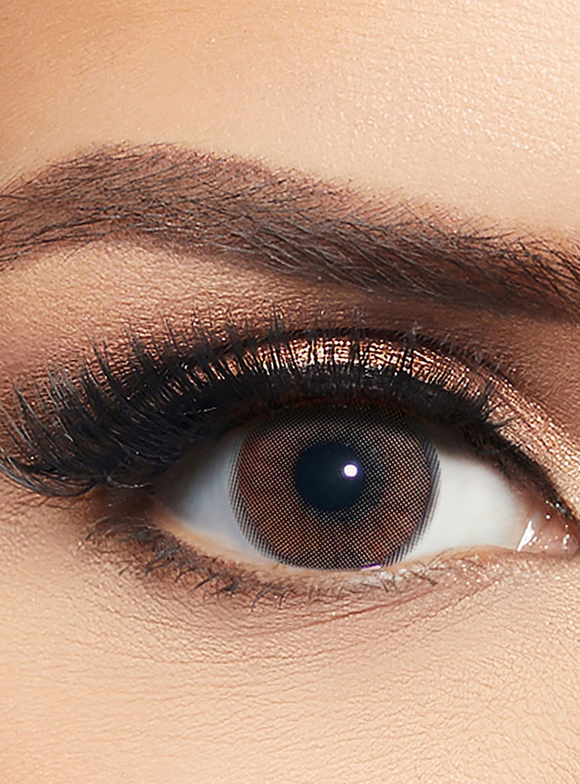 عبوة من 2 عدسات من ليالا مع كريستال بني-beautyandpersonalcare-makeup-eyes-colorcontactlenses-image-1