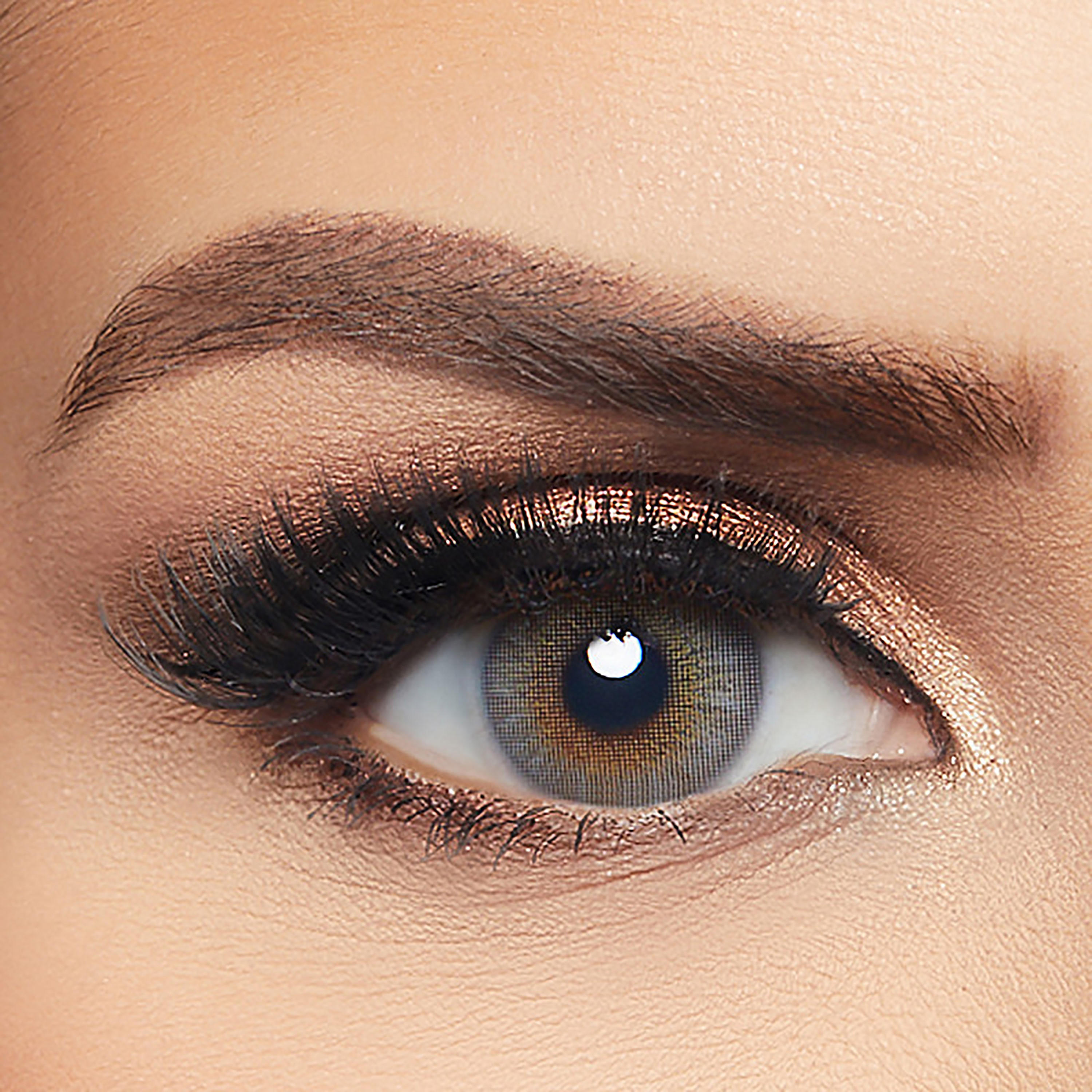 Layala Pack of 2 Golden Gray Lens-beautyandpersonalcare-makeup-eyes-colorcontactlenses-image-1