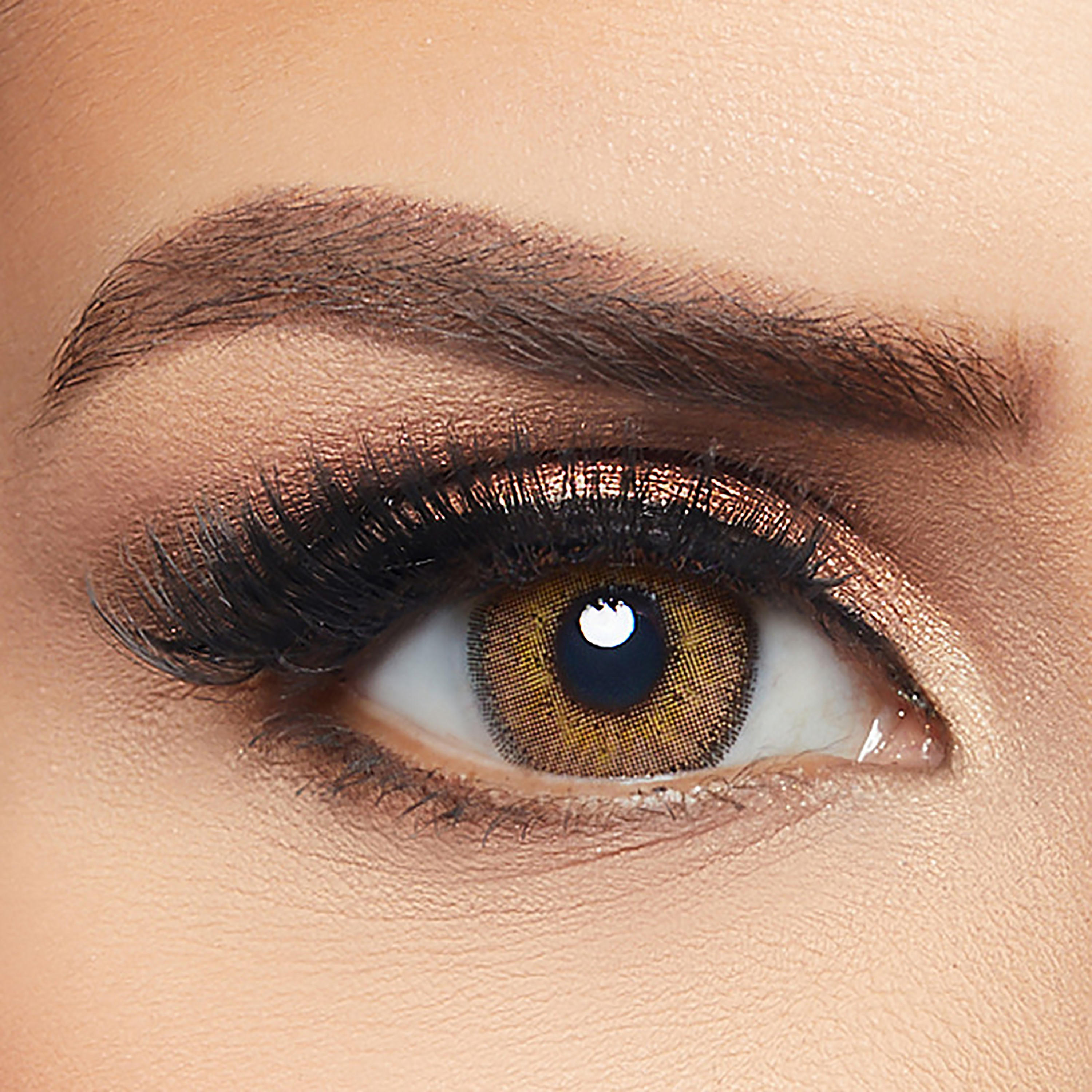 عبوة من 2 عدسات من ليالا مع هازل بني-beautyandpersonalcare-makeup-eyes-colorcontactlenses-image-1