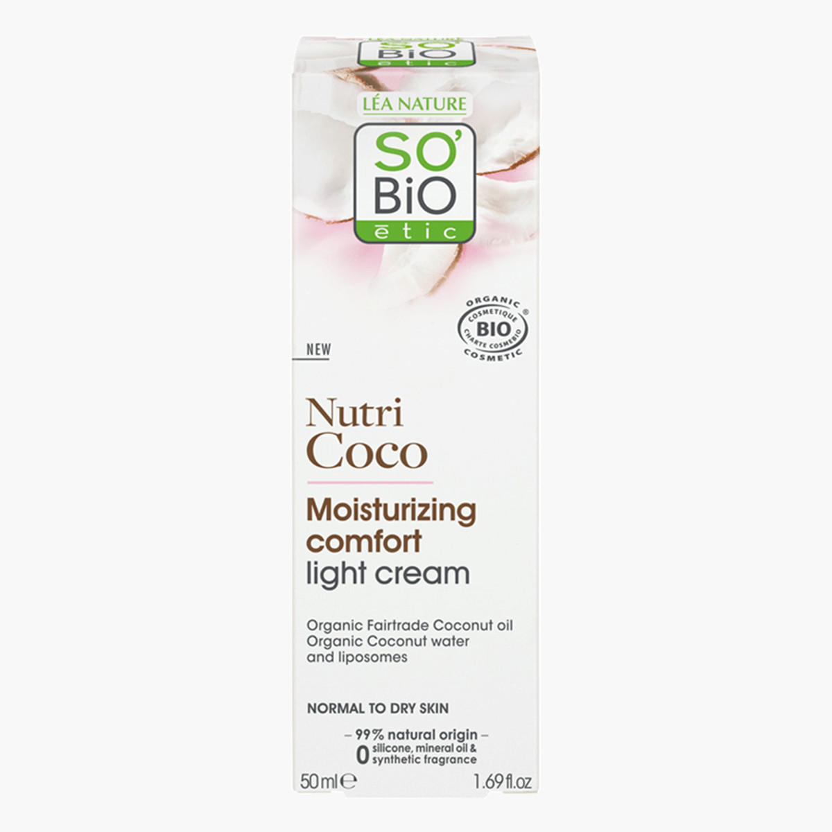 SO BIO Nutri Coco Moisturising Light Cream - 50 ml-beautyandpersonalcare-skin-moisturisers-facemoisturisers-image-1
