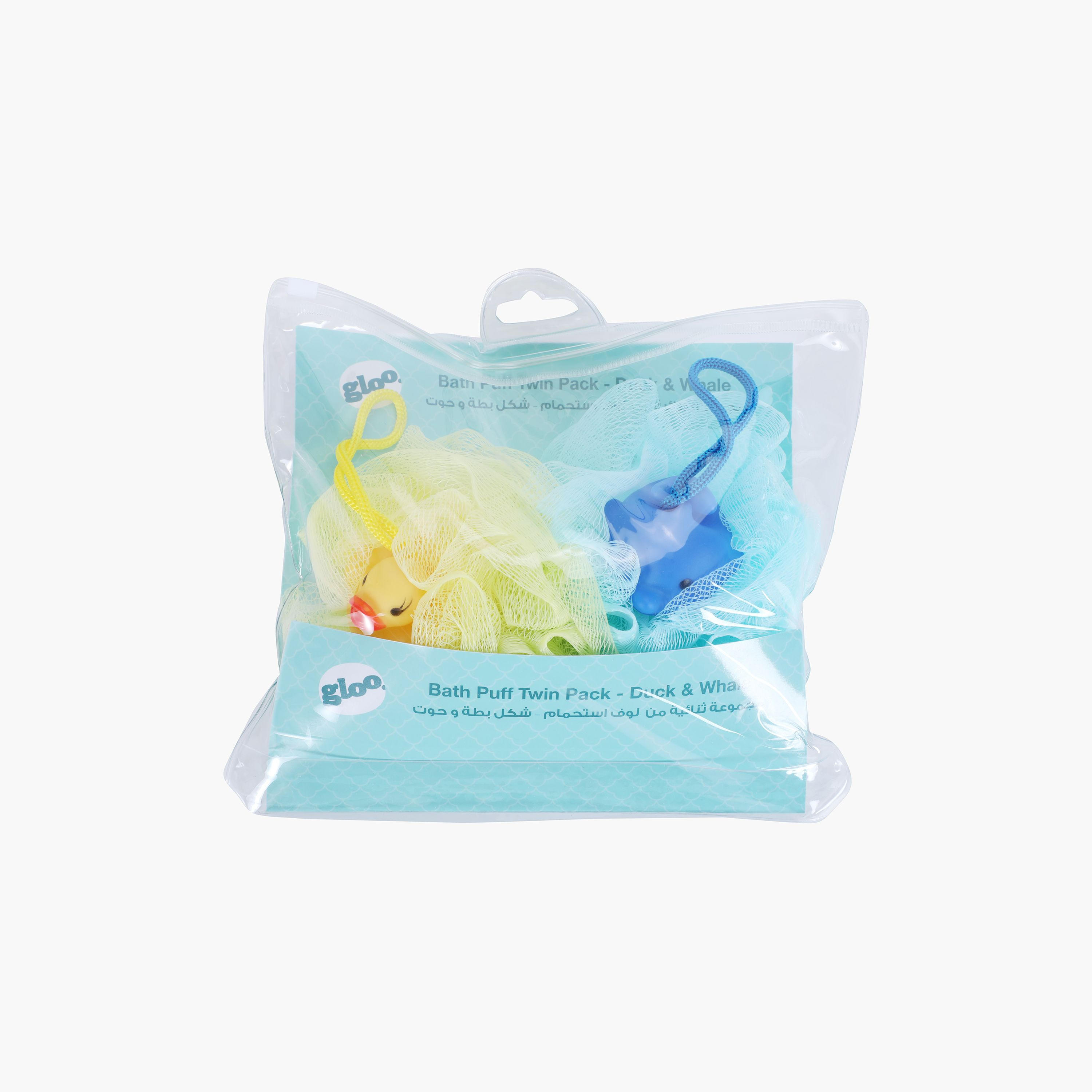 لوفة استحمام من جلو - قطعتين-beautyandpersonalcare-bathandbody-toolsandaccessories-bathaccessories-image-2