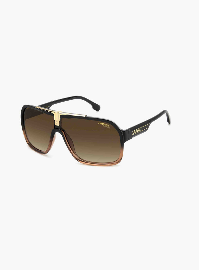 Carrera Men UV Protected Brown Gradient Lens 64 mm Navigator Sunglasses - CARRERA 1014/S-men-sunglasses-image-1