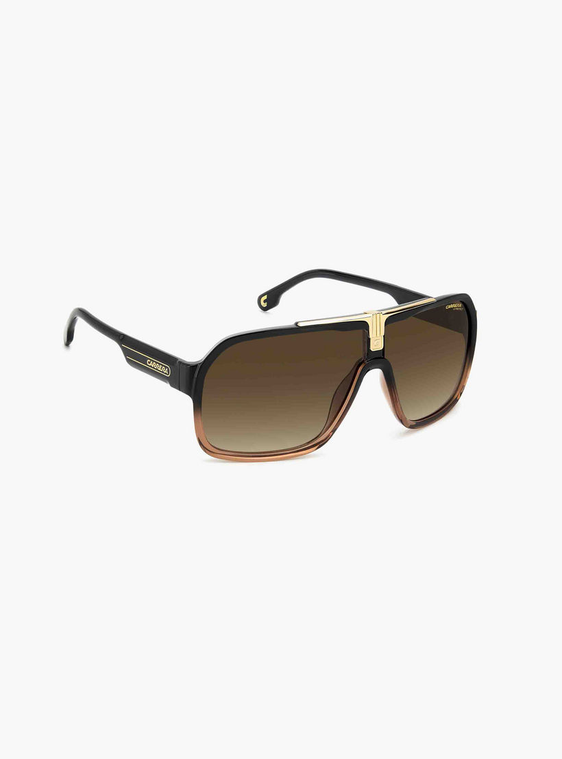Carrera Men UV Protected Brown Gradient Lens 64 mm Navigator Sunglasses - CARRERA 1014/S-men-sunglasses-image-3