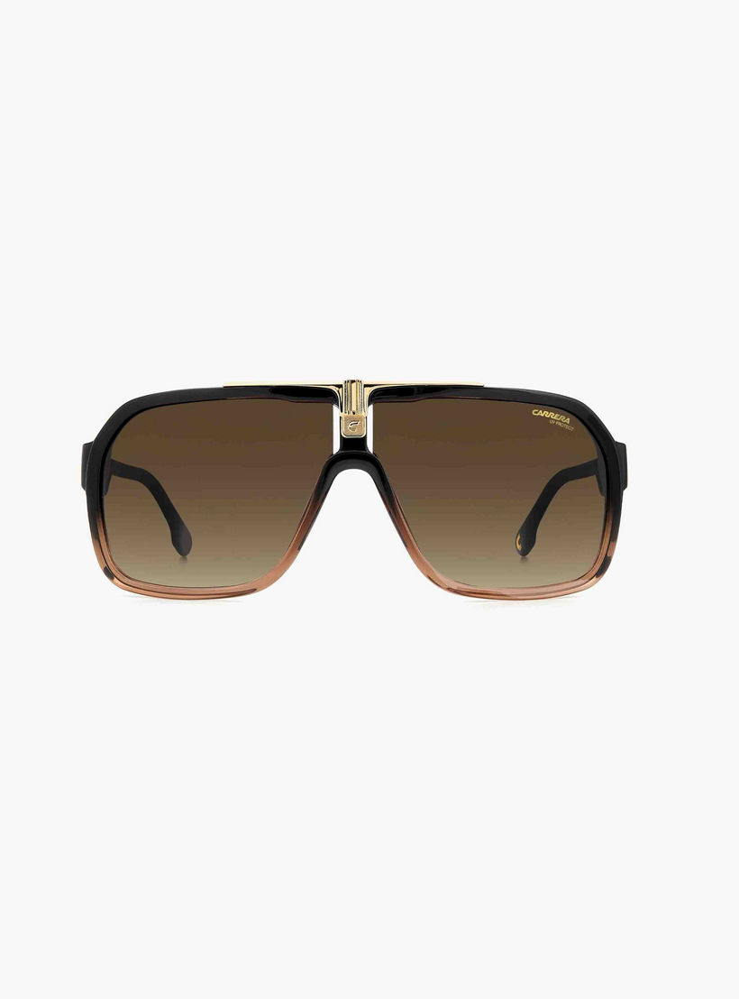 Carrera Men UV Protected Brown Gradient Lens 64 mm Navigator Sunglasses - CARRERA 1014/S-men-sunglasses-image-4