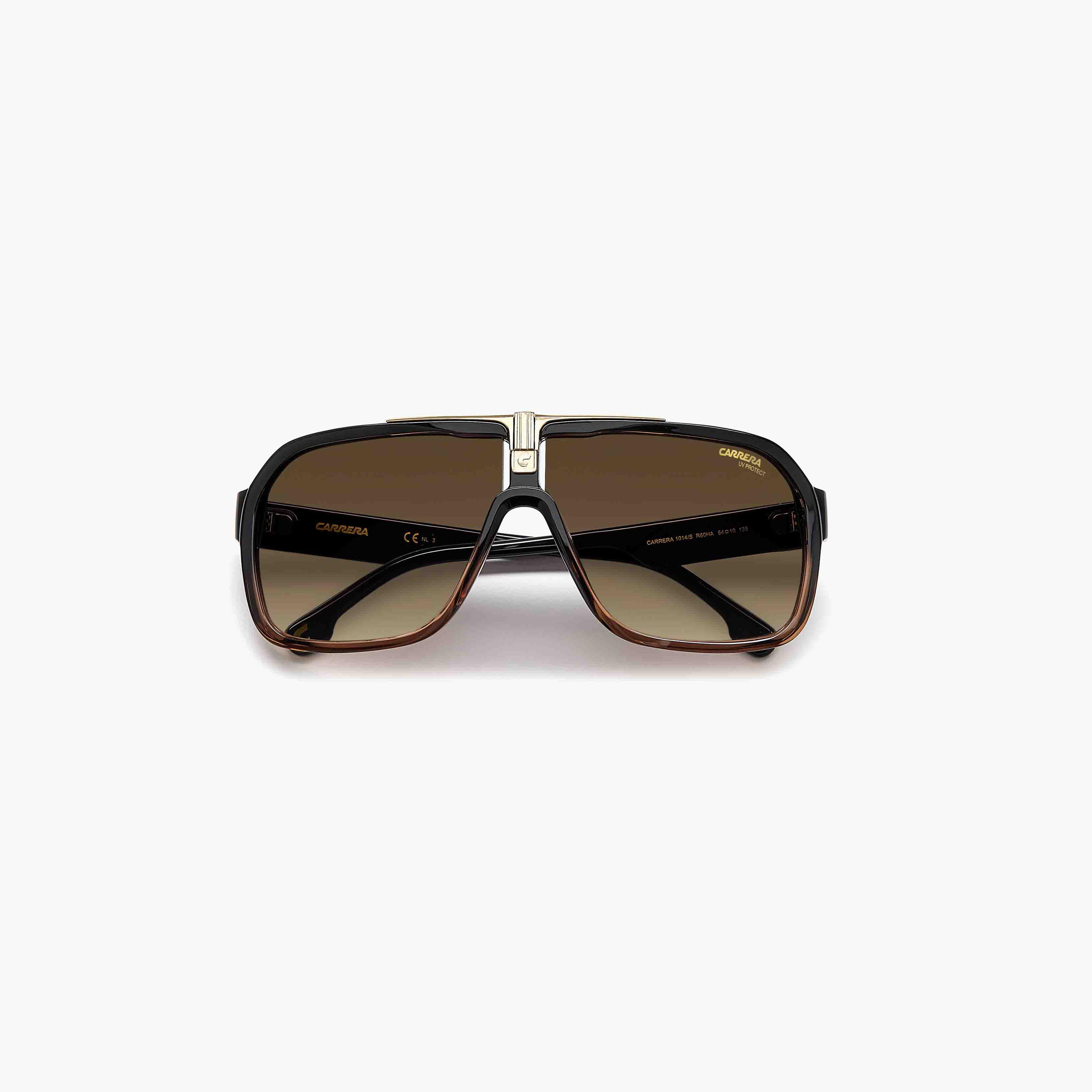 Carrera Men UV Protected Brown Gradient Lens 64 mm Navigator Sunglasses - CARRERA 1014/S-men-sunglasses-image-5