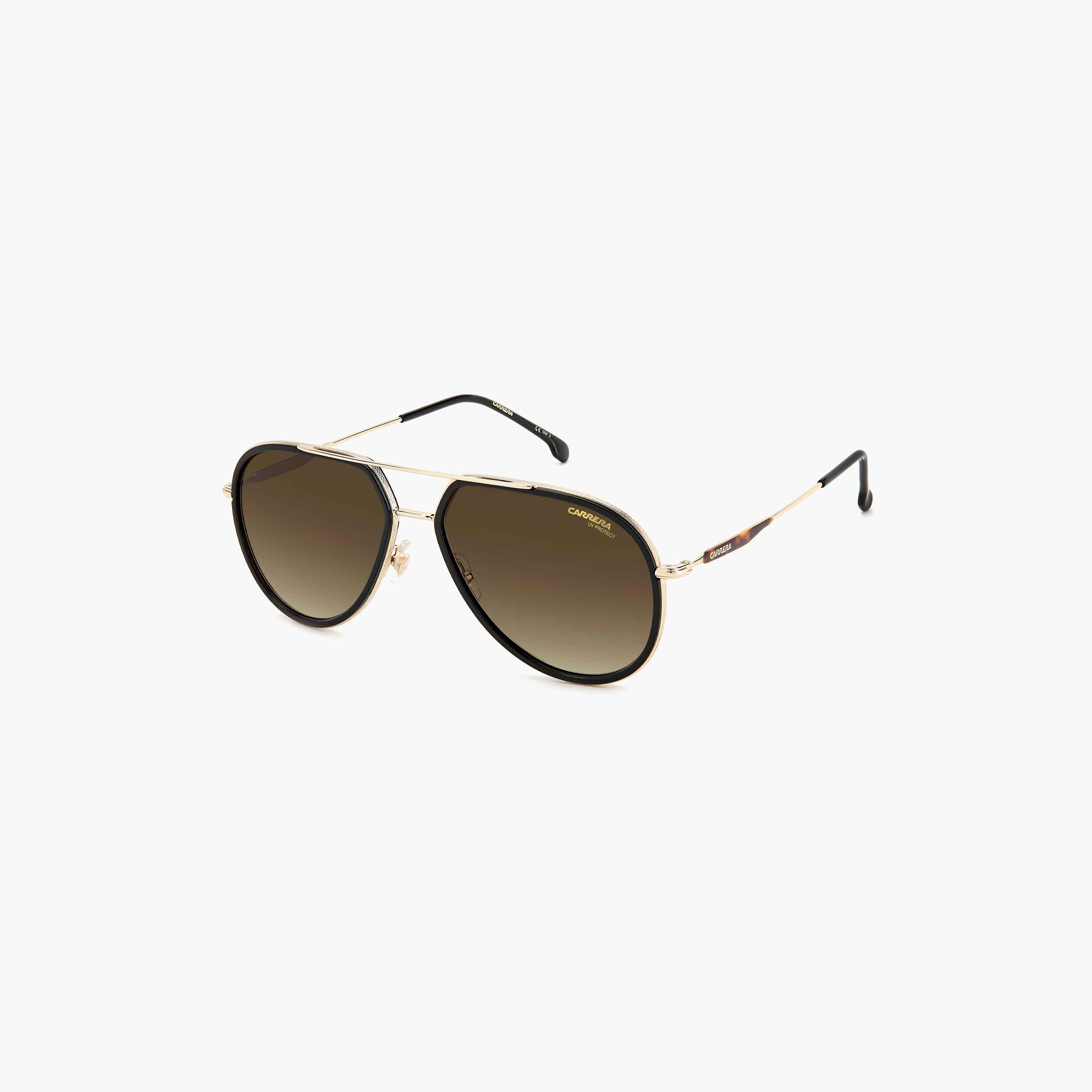 Carrera UV Protected Brown Shaded Lens 58 mm Pilot Sunglasses | 205389-men-sunglasses-image-1