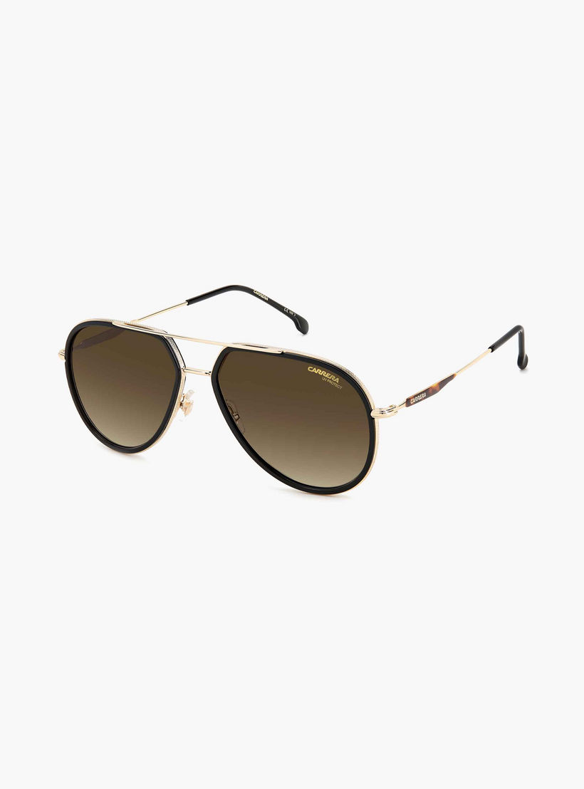 Carrera UV Protected Brown Shaded Lens 58 mm Pilot Sunglasses | 205389-men-sunglasses-image-1