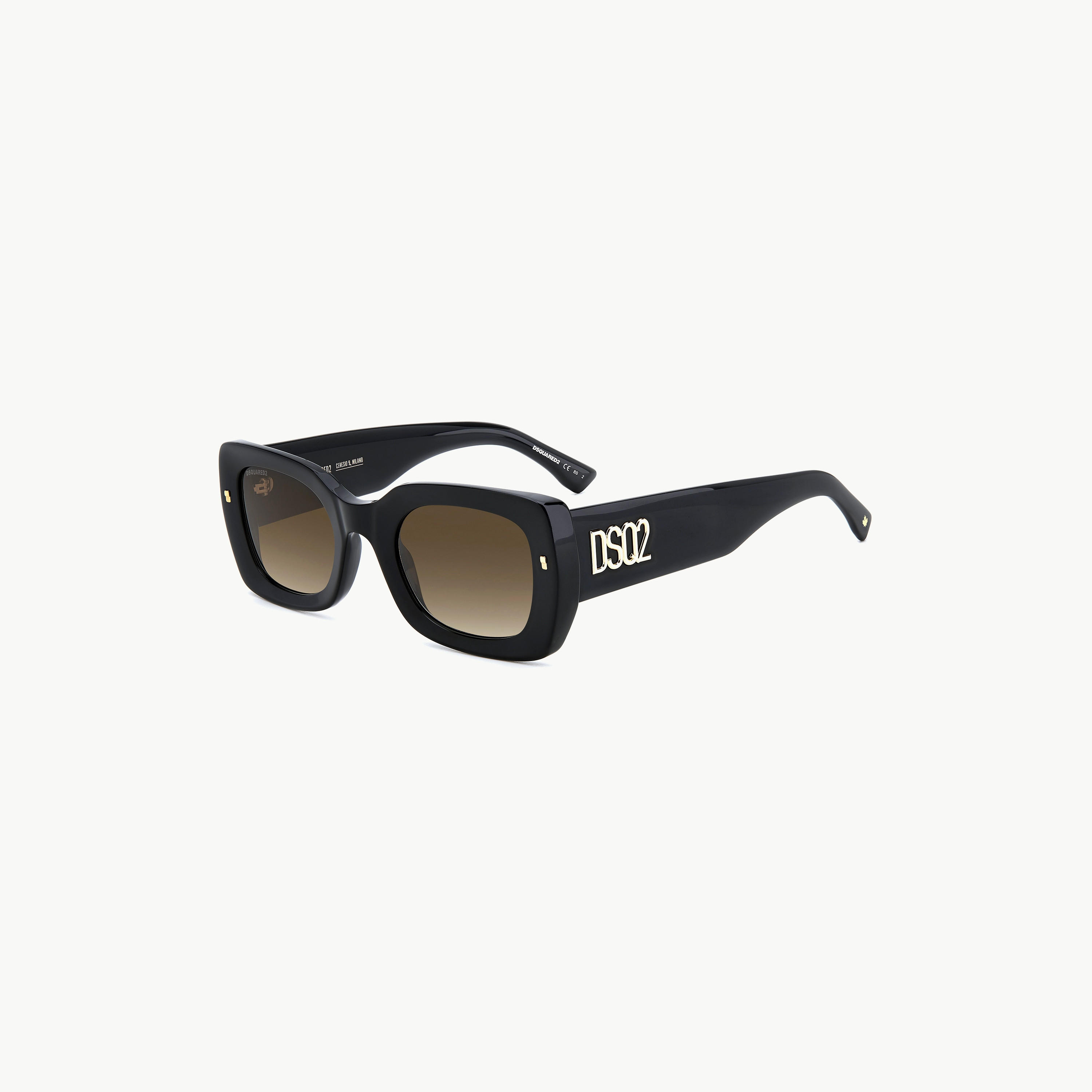 Dsquared2 Men UV Protected Brown Gradient Lens 51 mm Rectangle Sunglasses - D2 0061/S-men-sunglasses-image-1