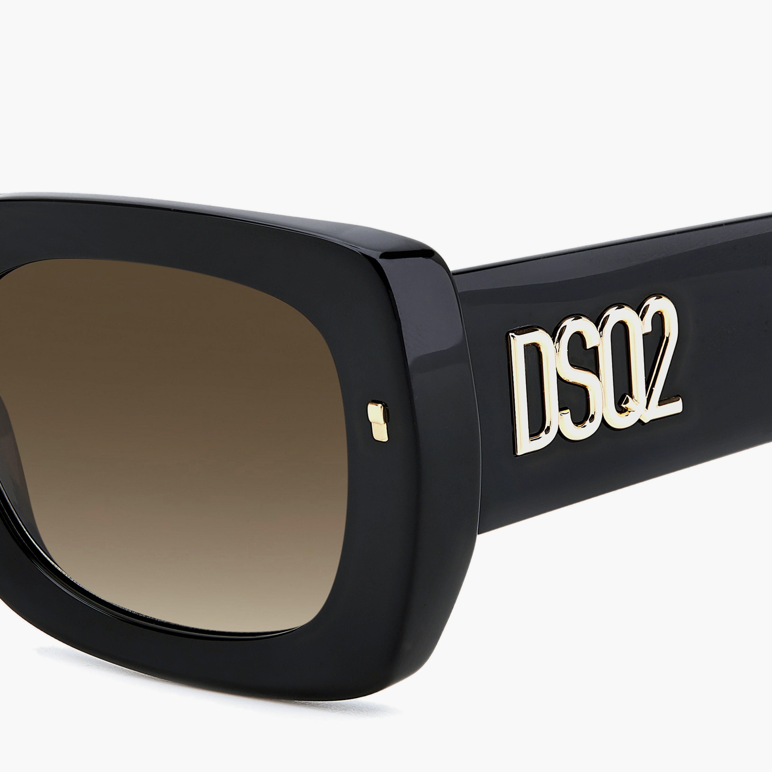 Dsquared2 Men UV Protected Brown Gradient Lens 51 mm Rectangle Sunglasses - D2 0061/S-men-sunglasses-image-4