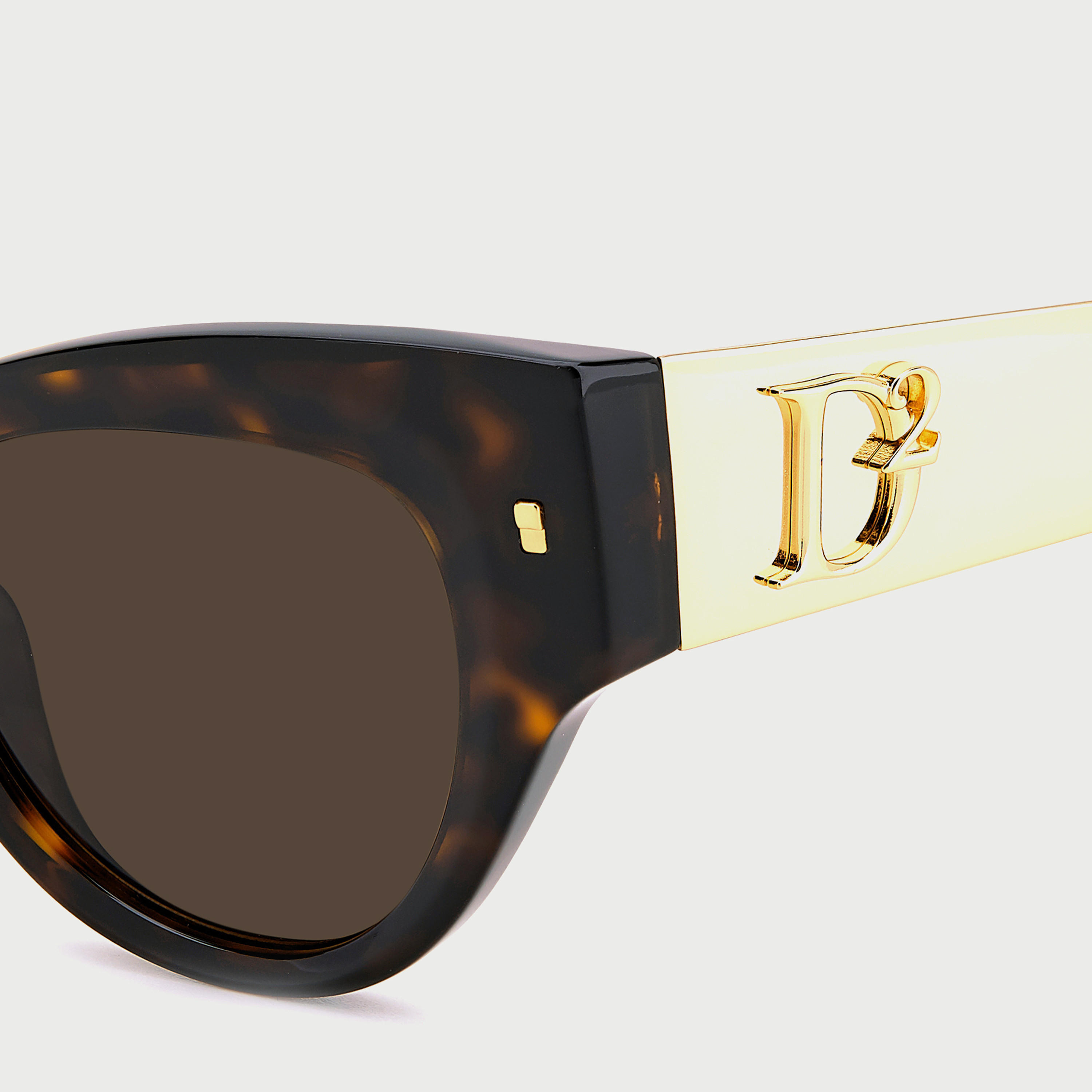 Dsquared2 Women UV Protected Silver Gradient Lens 49 mm Cat Eye Sunglasses - D2 0062/S-girls-accessories-sunglasses-image-4