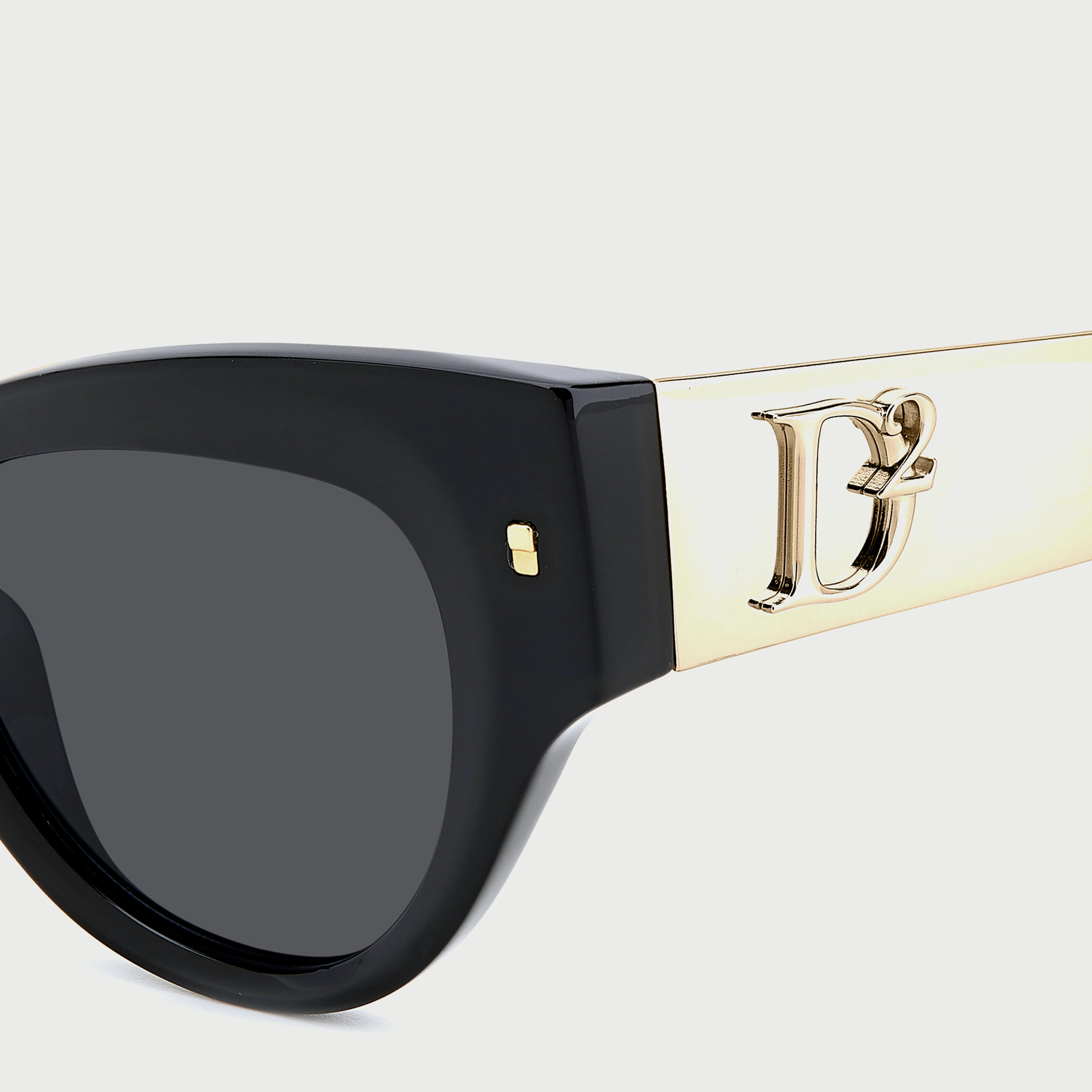 Dsquared2 Women UV Protected Silver Gradient Lens 49 mm Cat Eye Sunglasses - D2 0062/S-girls-accessories-sunglasses-image-4