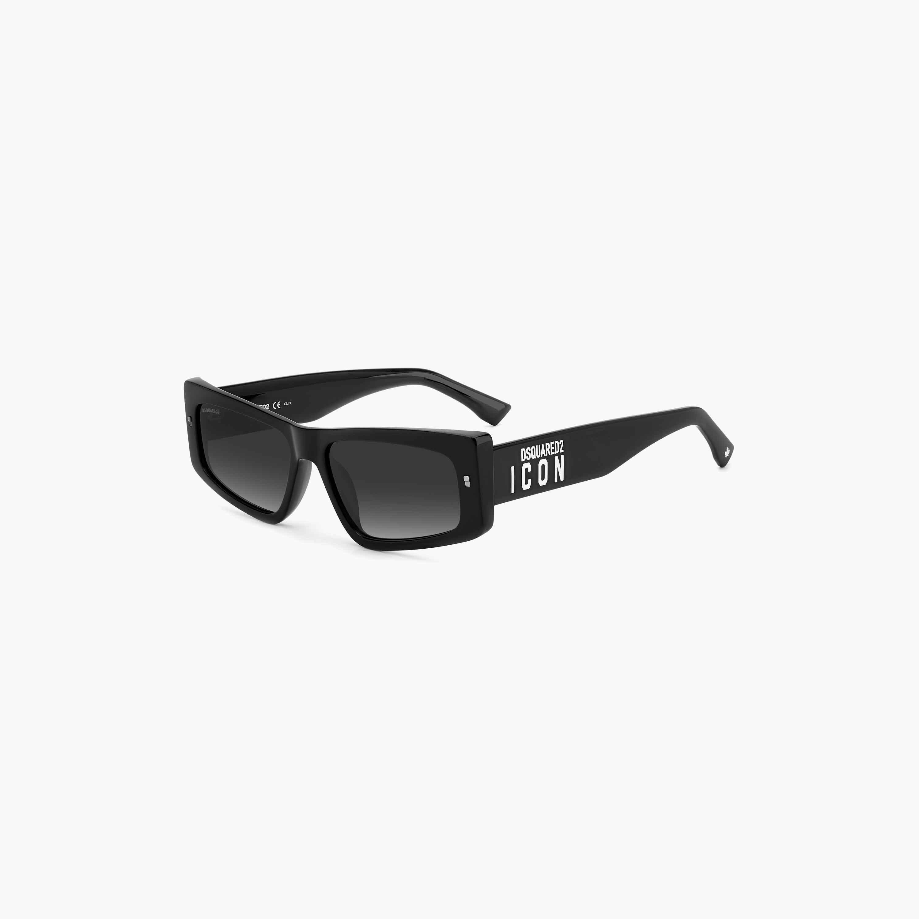 Dsquared2 Men UV Protected Grey Gradient Lens 57 mm Rectangle Sunglasses - ICON 0007/S-men-sunglasses-image-1