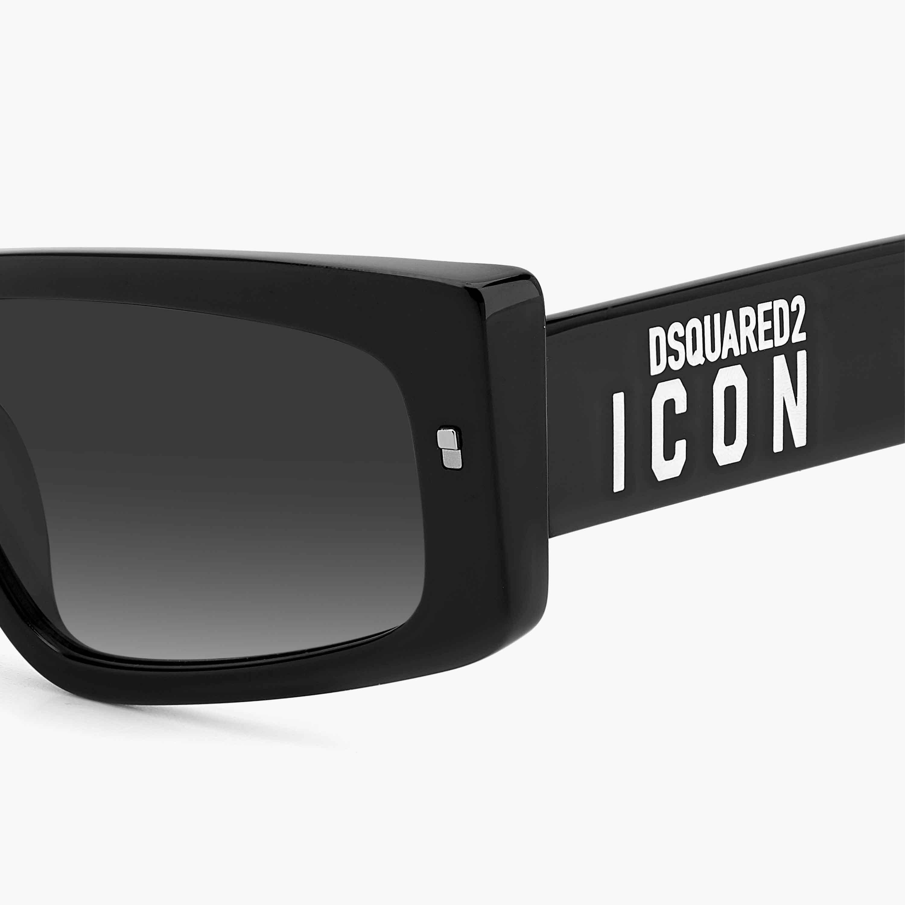 Dsquared2 Men UV Protected Grey Gradient Lens 57 mm Rectangle Sunglasses - ICON 0007/S-men-sunglasses-image-4