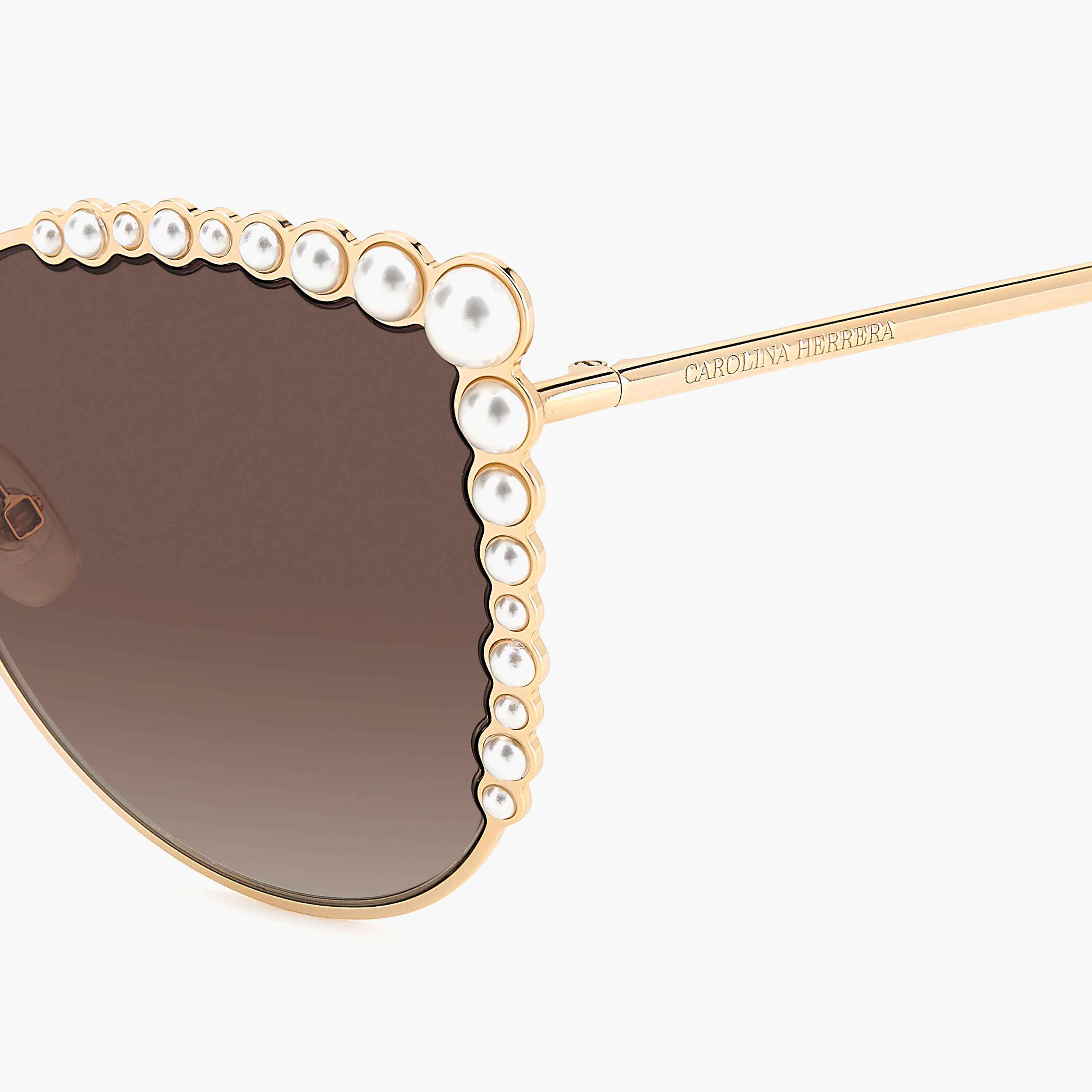 Carolina Herrera Women UV Protected Brown Gradient Lens 58 mm Cat Eye Sunglasses - HER 0076/S-women-sunglasses-image-4