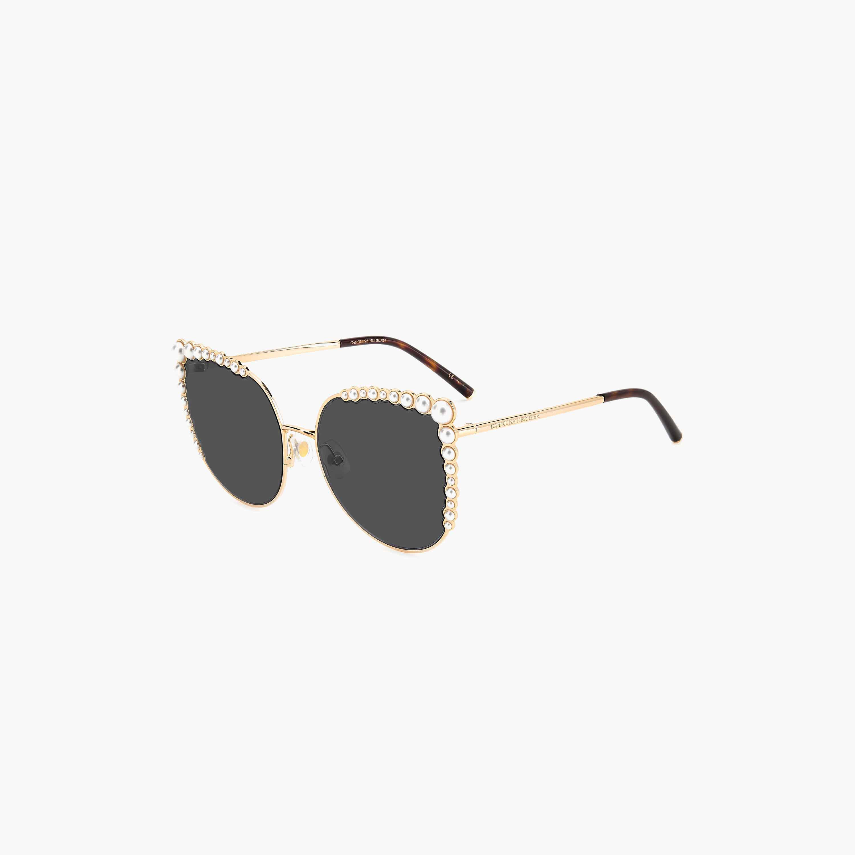 Carolina Herrera Women UV Protected Brown Gradient Lens 58 mm Cat Eye Sunglasses - HER 0076/S-women-sunglasses-image-1