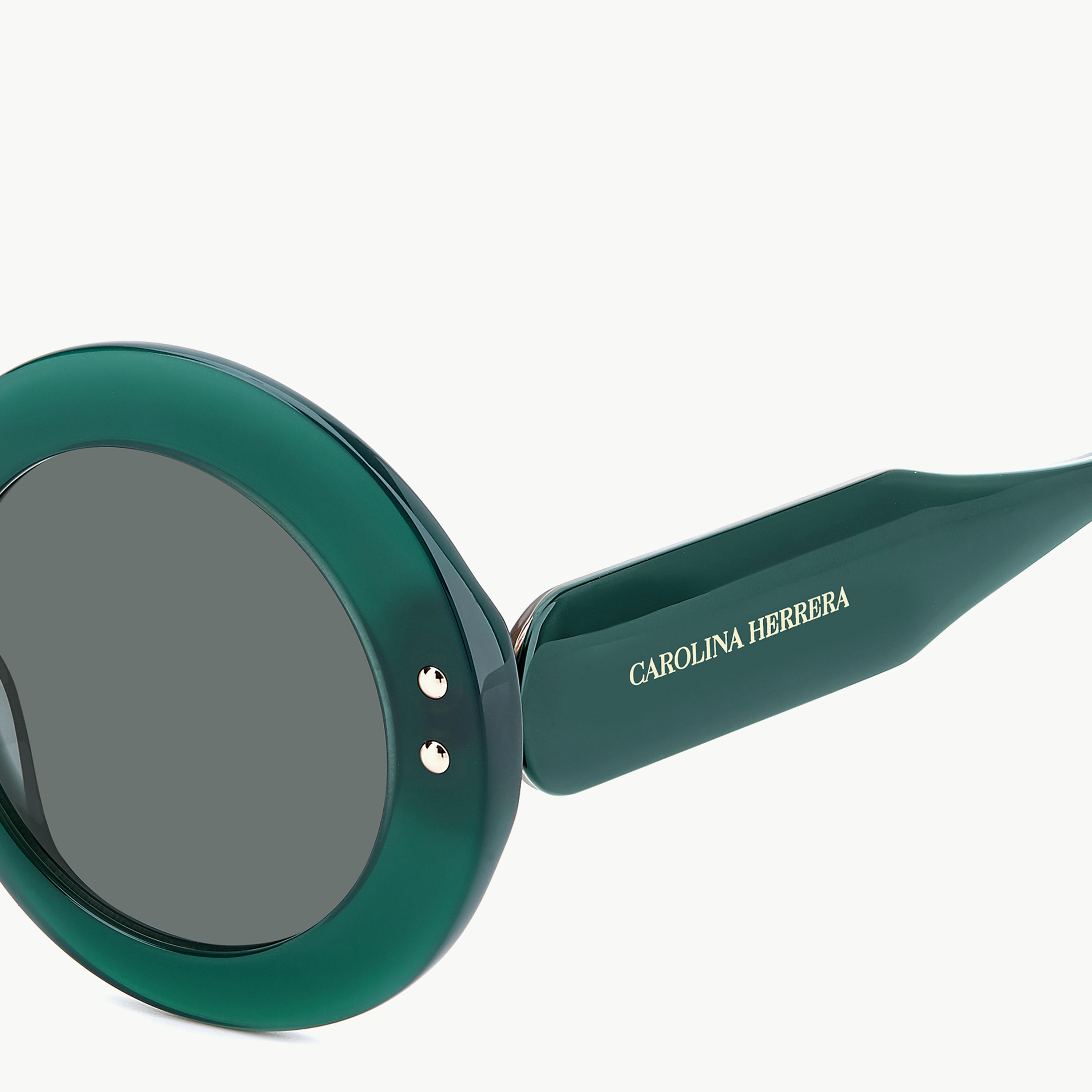 Carolina Herrera Women UV Protected Brown Gradient Lens 52 mm Round Sunglasses - HER 0081/S-women-sunglasses-image-9
