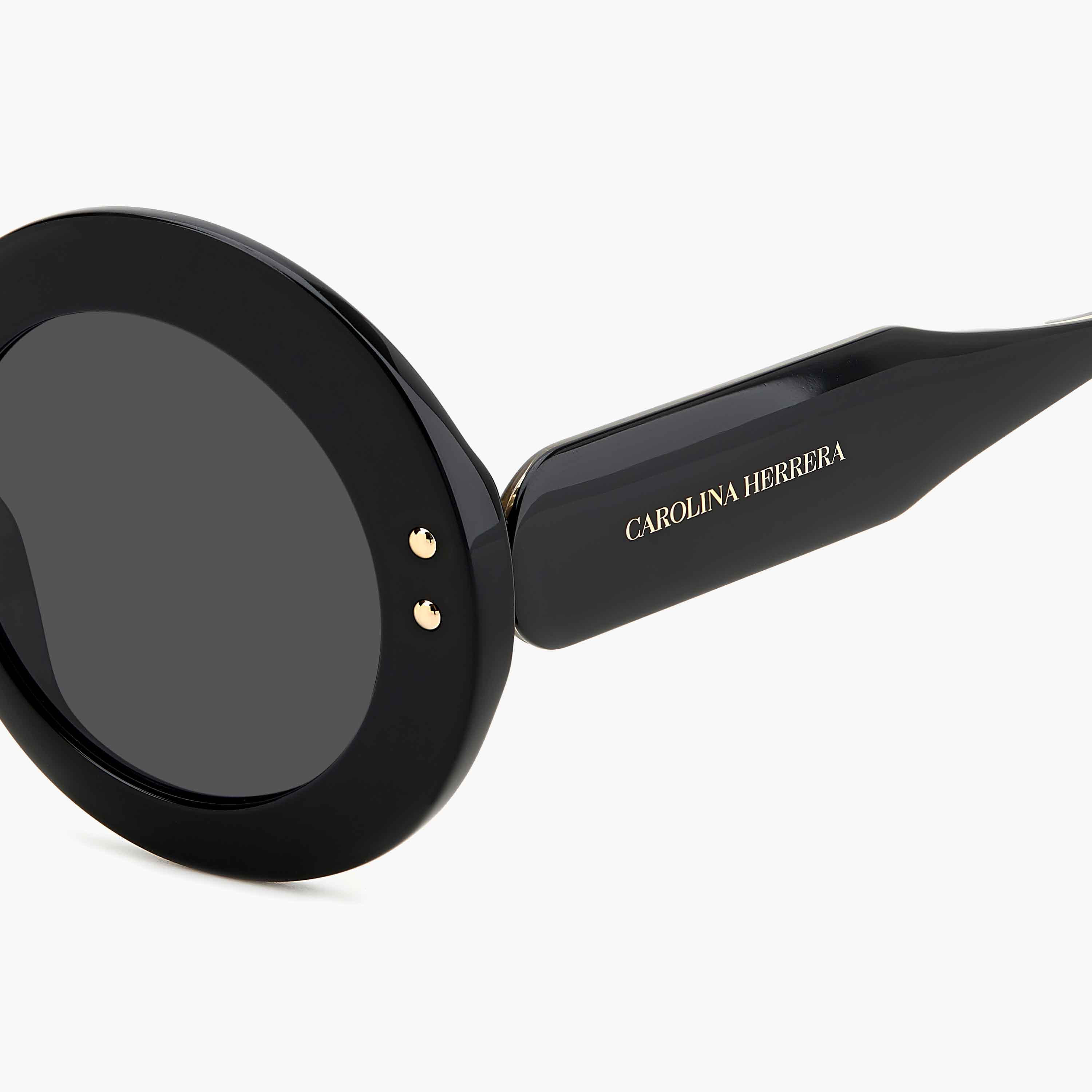 Carolina Herrera Women UV Protected Brown Gradient Lens 52 mm Round Sunglasses - HER 0081/S-women-sunglasses-image-16