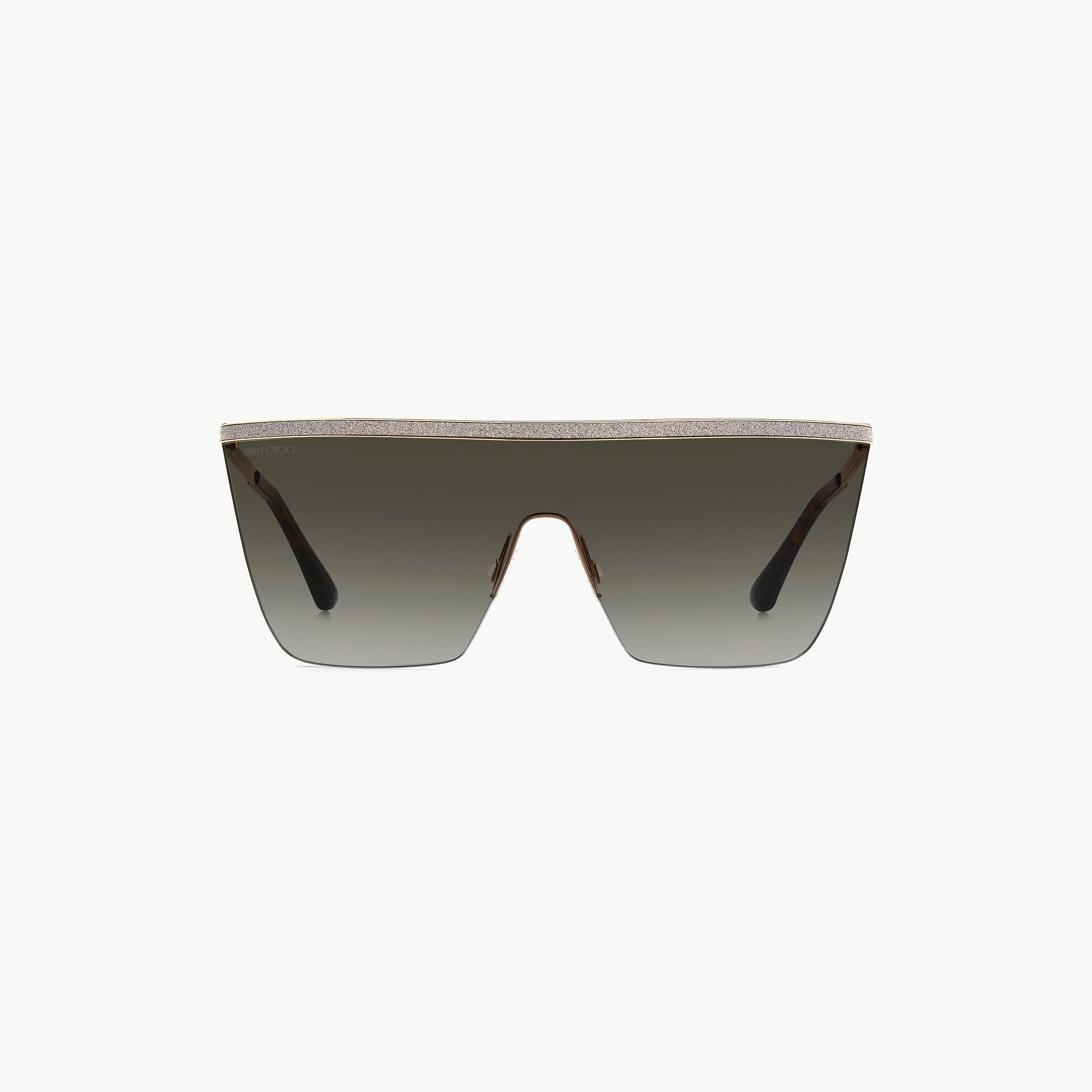 Jimmy Choo Women UV Protected Brown Gradient Lens 99 mm Shield Sunglasses - LEAH/S-women-sunglasses-image-3