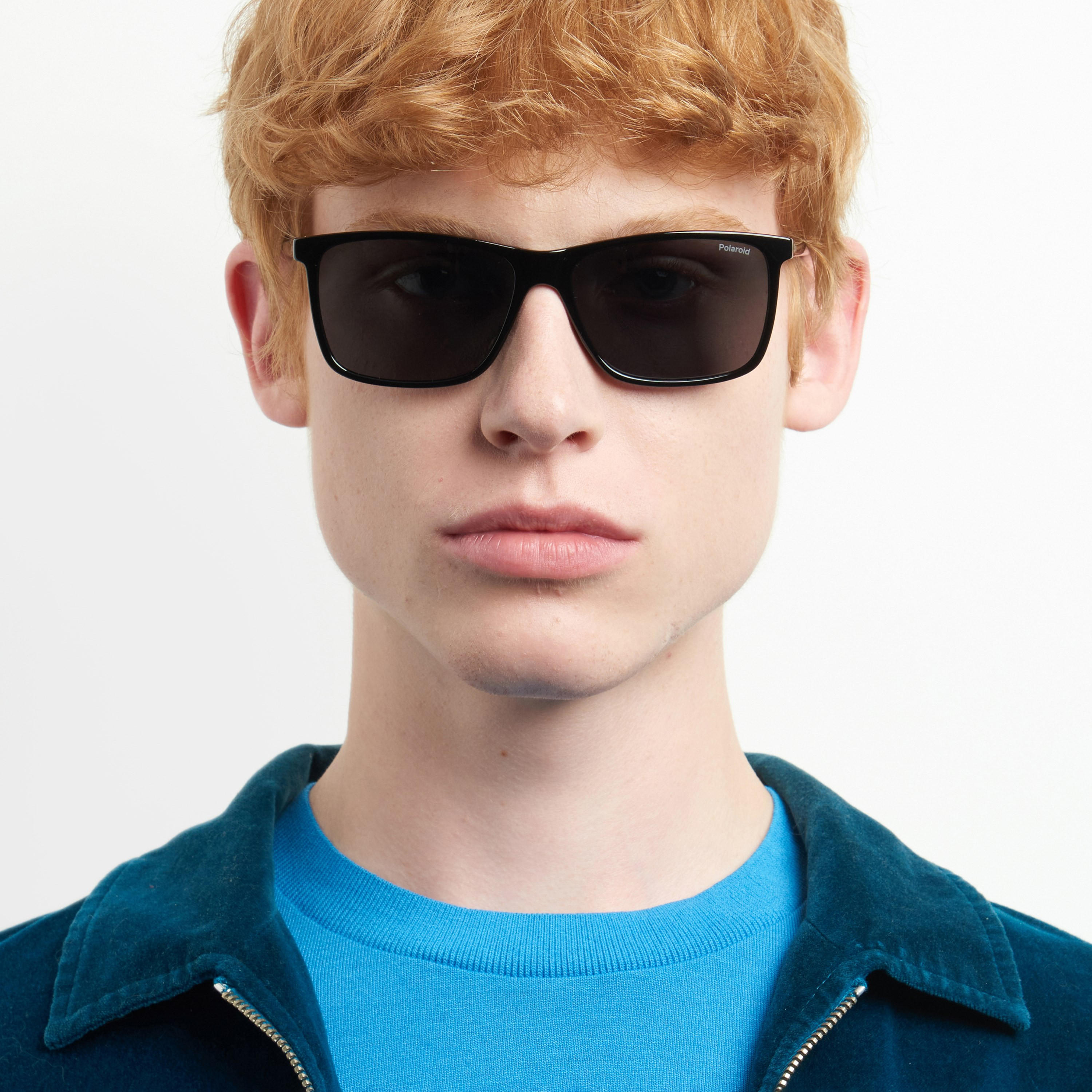 Polaroid Men Polarized and UV Protected Green Lens 58 mm Square Sunglasses - PLD 4137/S-men-sunglasses-image-10