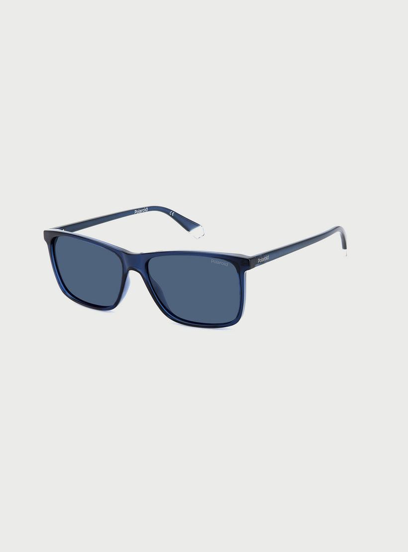 Polaroid Men Polarized and UV Protected Green Lens 58 mm Square Sunglasses - PLD 4137/S-men-sunglasses-image-1