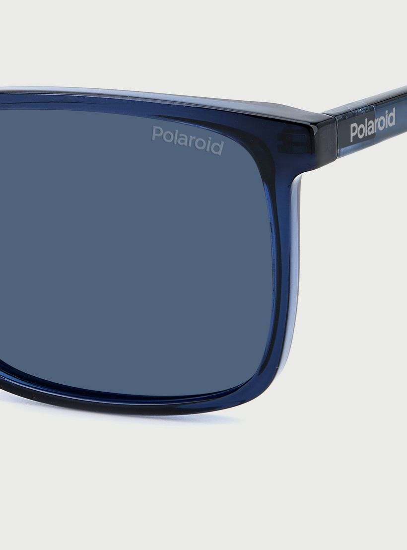 Polaroid Men Polarized and UV Protected Green Lens 58 mm Square Sunglasses - PLD 4137/S-men-sunglasses-image-5