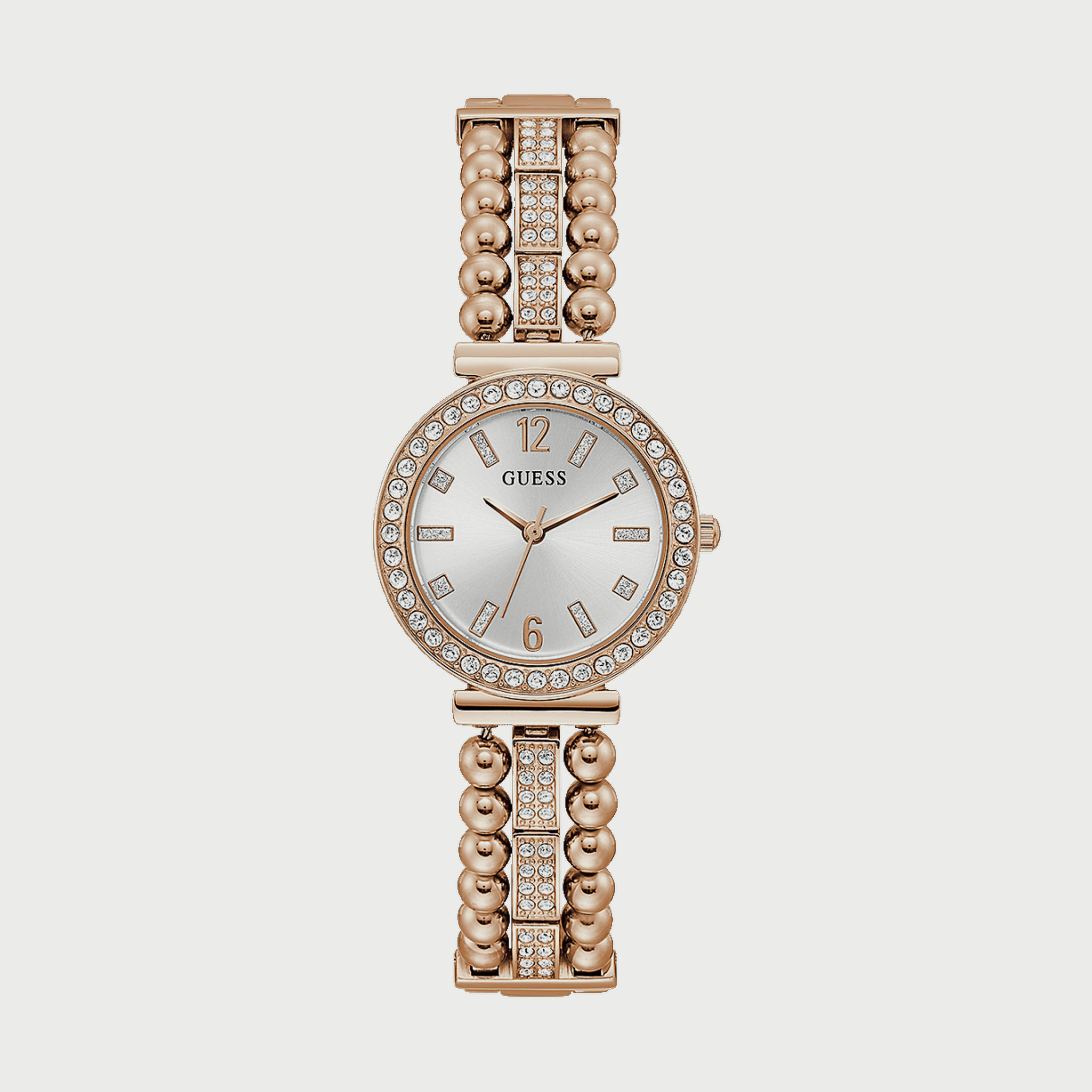 Guess Rose Gold Analog Stainless Steel Strap Watch - GW0401L3 | 30 MM-women-watchesandjewellery-watches-image-1