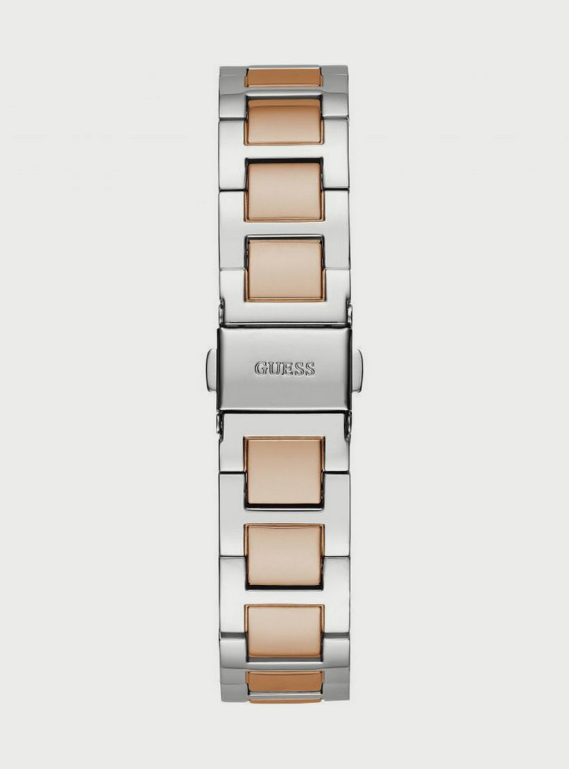 Guess Silver & Rose Gold Analog Stainless Steel Strap Watch - GW0404L3-women-watchesandjewellery-watches-image-3