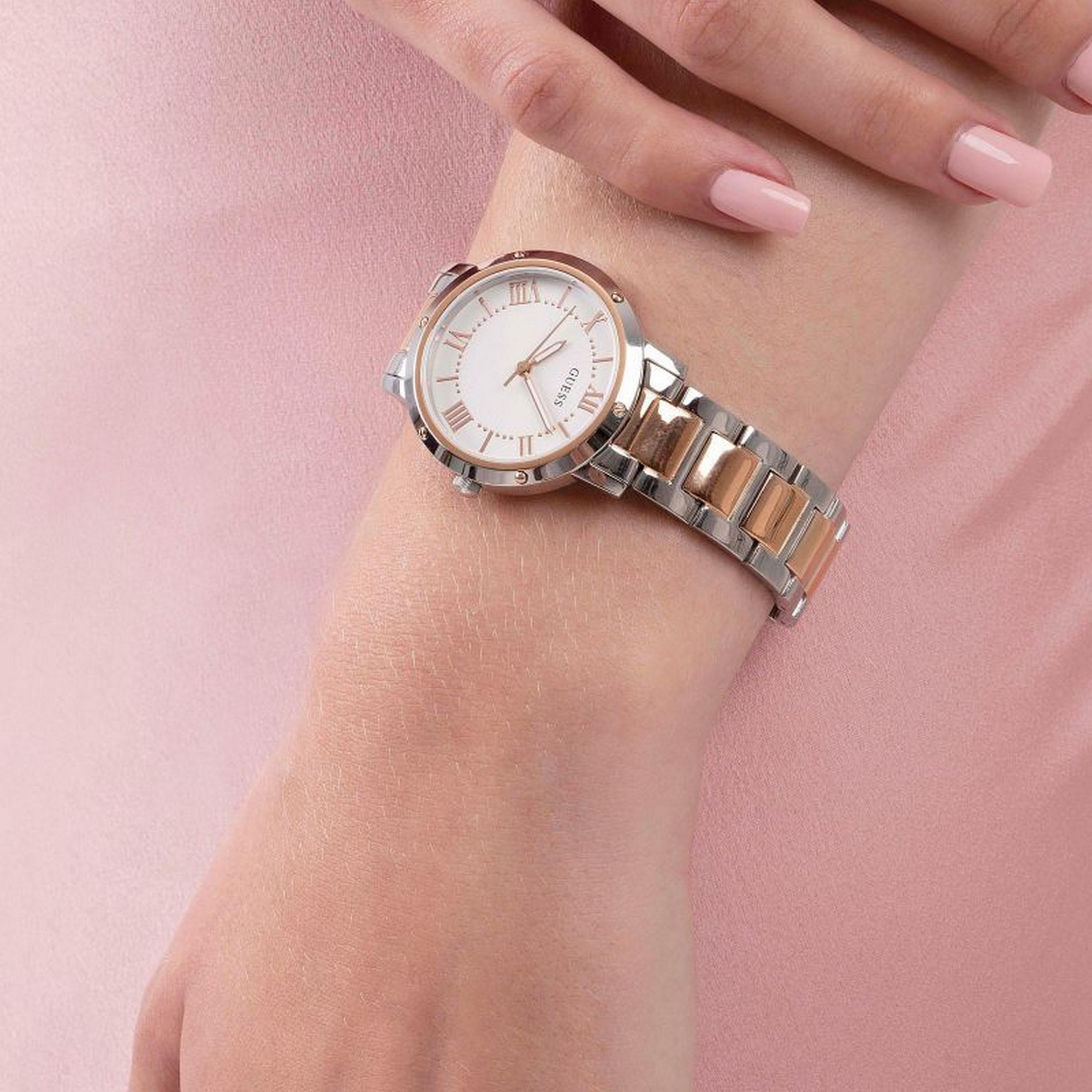  GW0404L3 ساعة يد أنالوج بسوار ستانلس ستيل بلون فضي وذهبي وردي من جيس -women-watchesandjewellery-watches-image-4