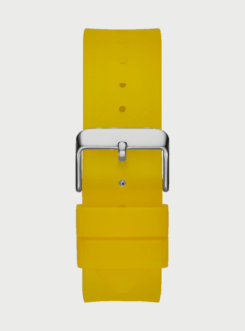 Guess Men's Yellow Chronograph Silicone Strap Watch - GW0203G6 | 43 MM-men-watchesandjewellery-watches-image-3