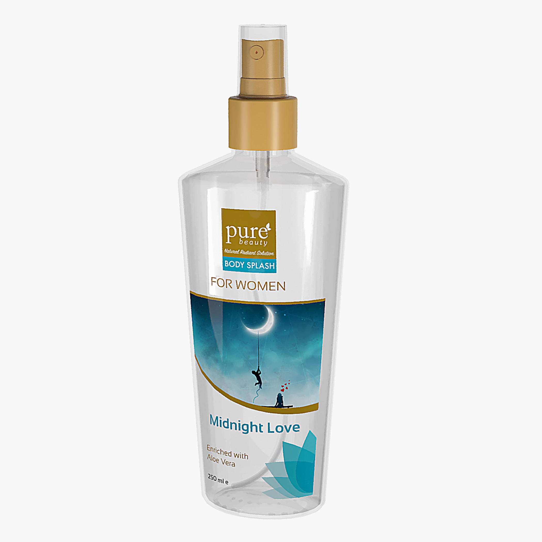 PURE BEAUTY Midnight Love Body Splash for Women - 250 ml-beautyandpersonalcare-skin-cleansers-tonerandmists-image-1
