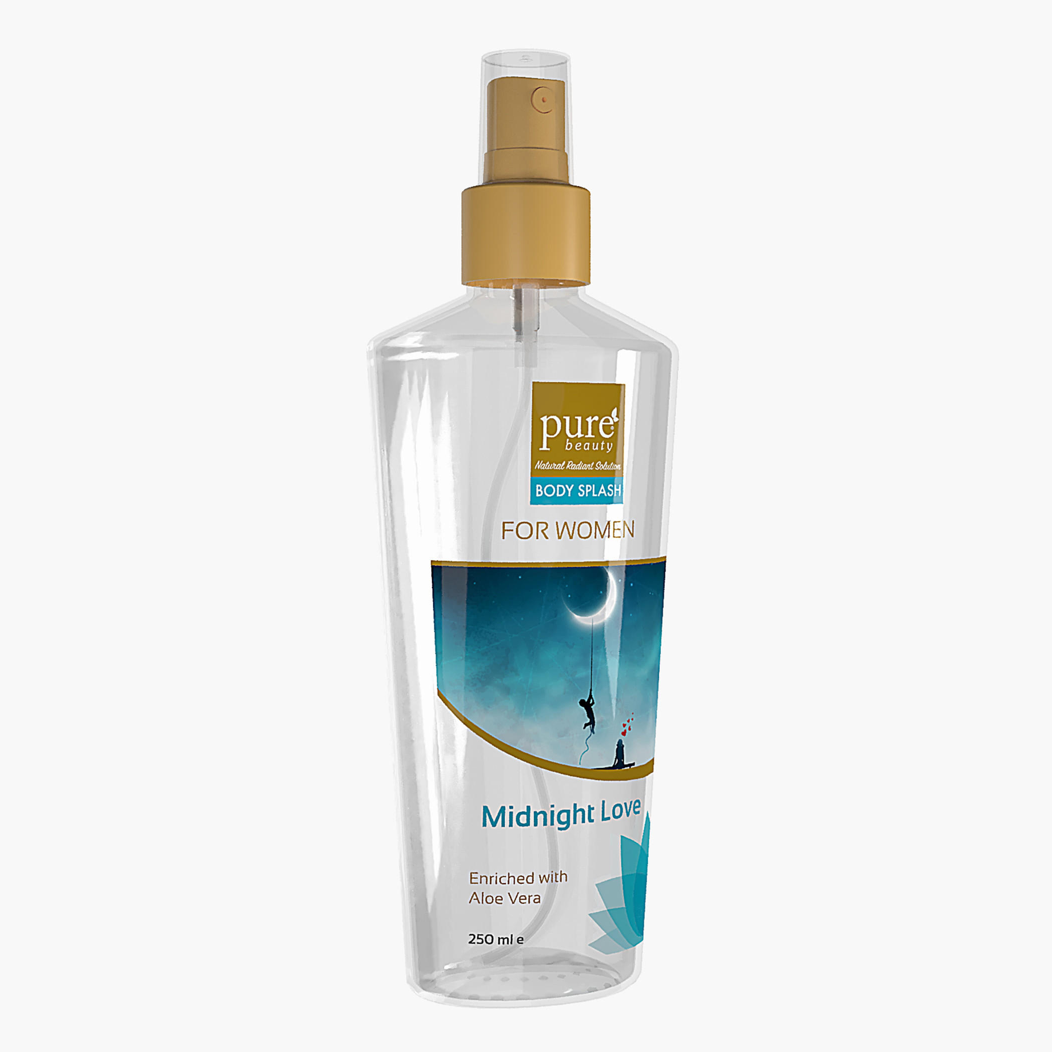 PURE BEAUTY Midnight Love Body Splash for Women - 250 ml-beautyandpersonalcare-skin-cleansers-tonerandmists-image-2