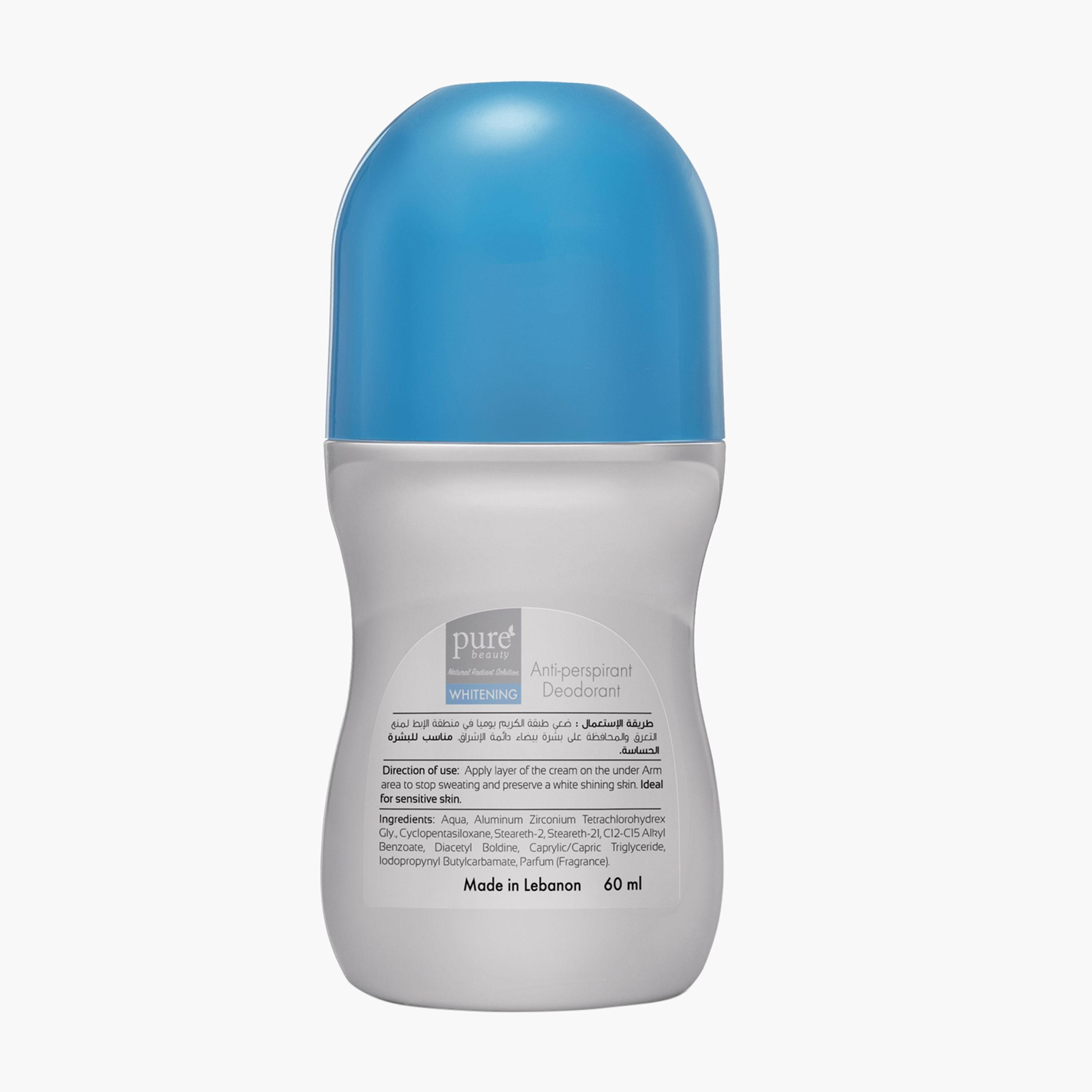 PURE BEAUTY Whitening Original Anti-Perspirant Roll-On Deodorant - 60 ml-beautyandpersonalcare-fragrance-women-image-3
