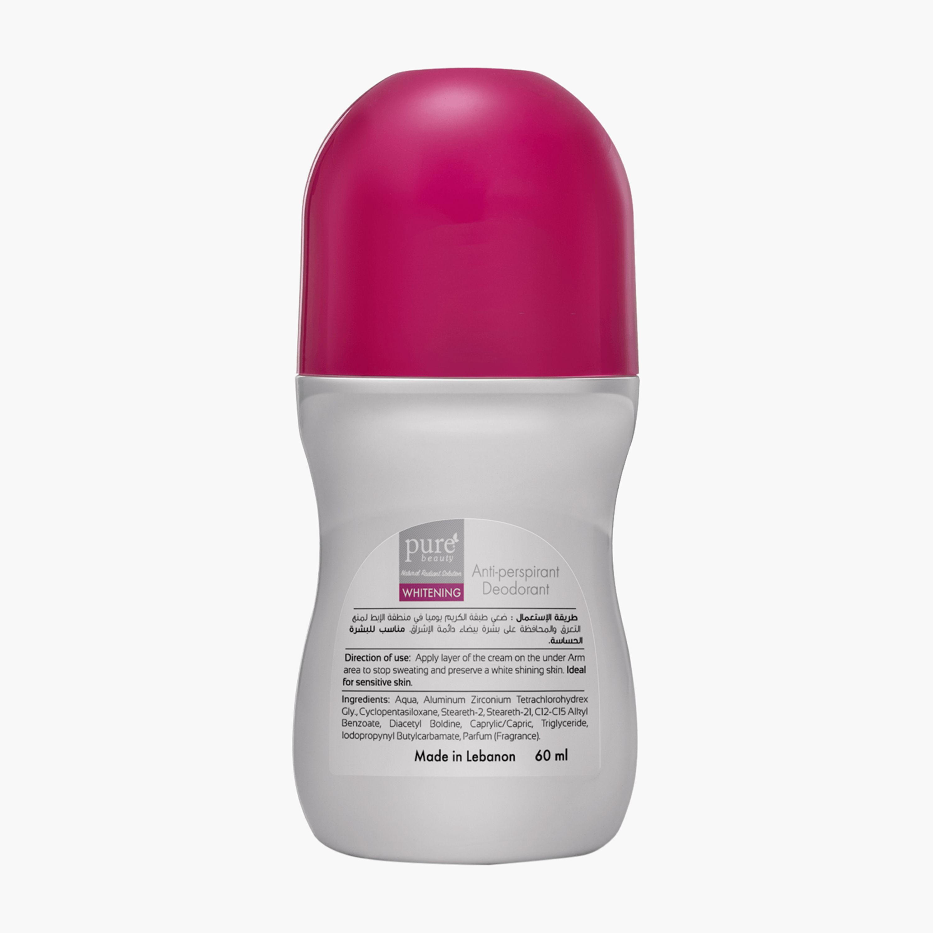 PURE BEAUTY Whitening Berry Blossom Anti-Perspirant Roll-On Deodorant - 60 ml-beautyandpersonalcare-fragrance-women-image-3