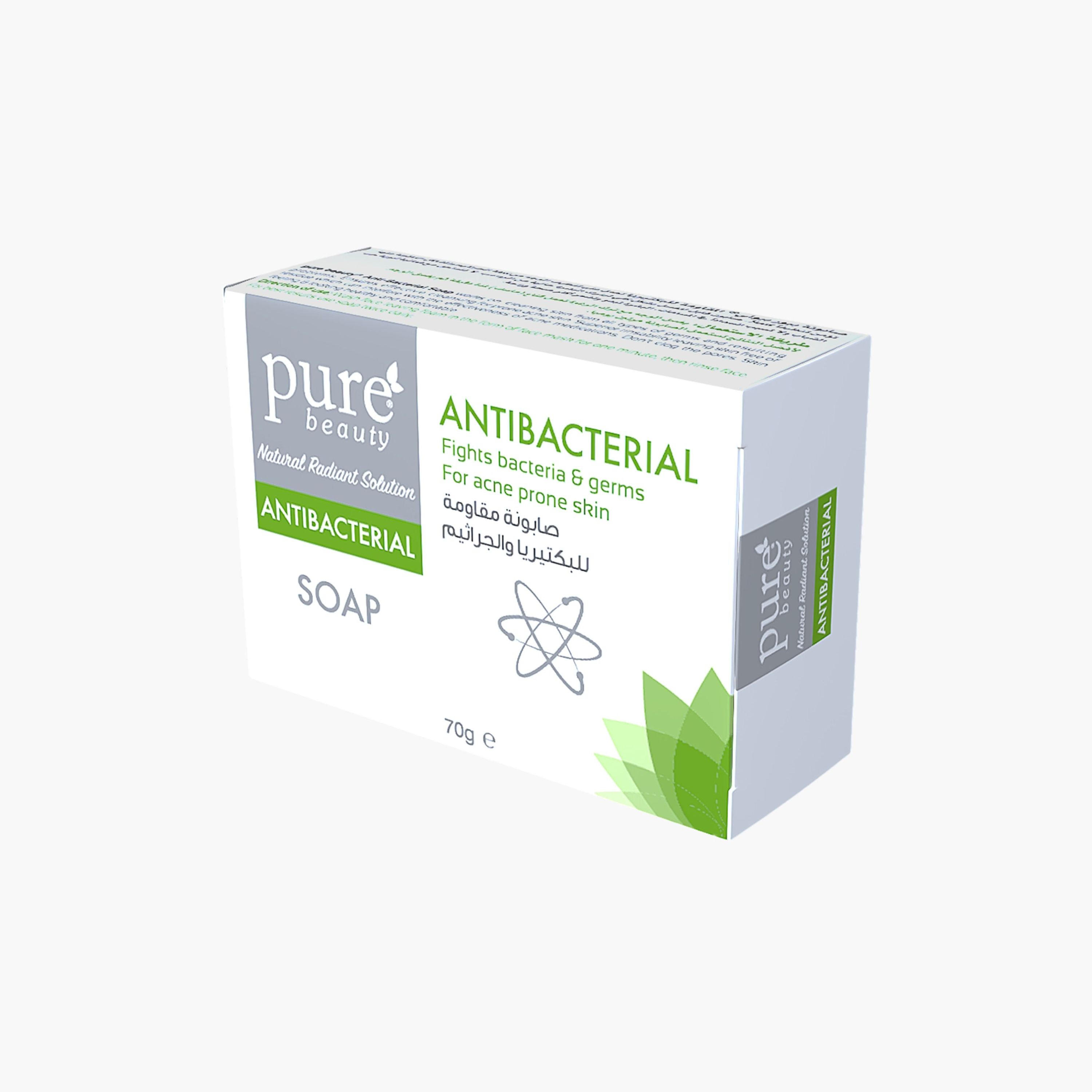 PURE BEAUTY Antibacterial Soap - 70 gms-beautyandpersonalcare-bathandbody-bathandshower-soaps-image-2