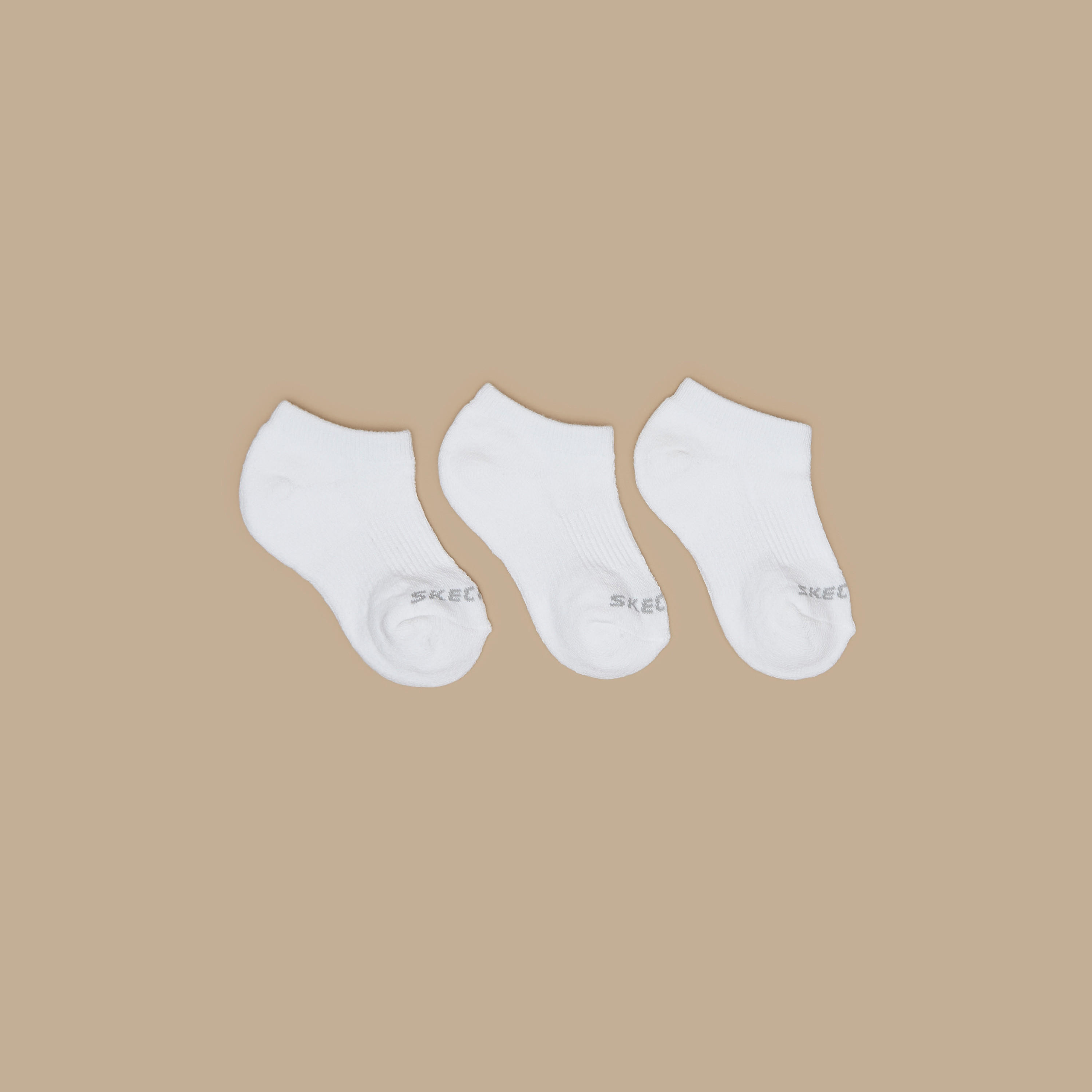 Skechers Terry No Show Sports Socks - Set of 3-girls-accessories-socks-image-1