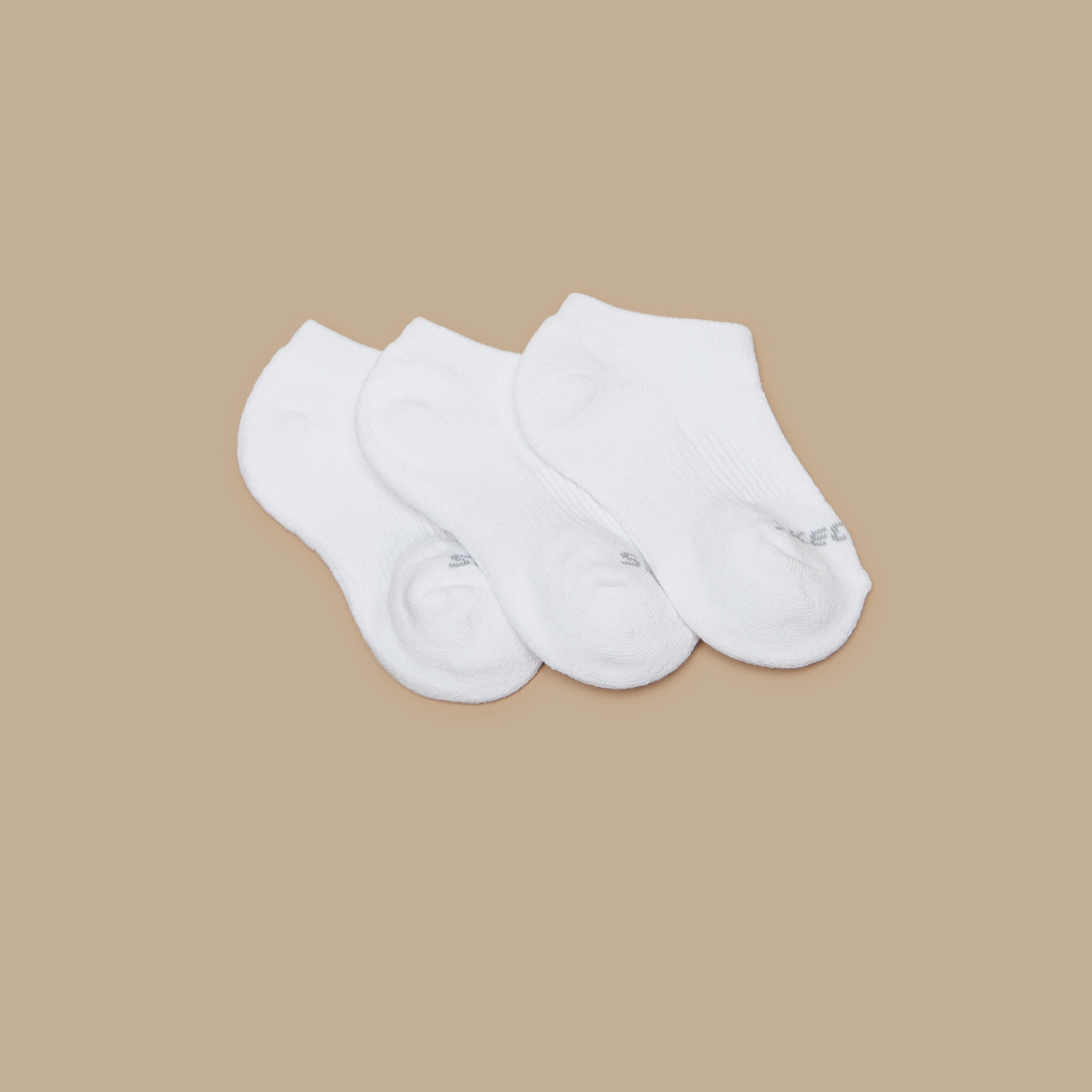 Skechers Terry No Show Sports Socks - Set of 3-girls-accessories-socks-image-2