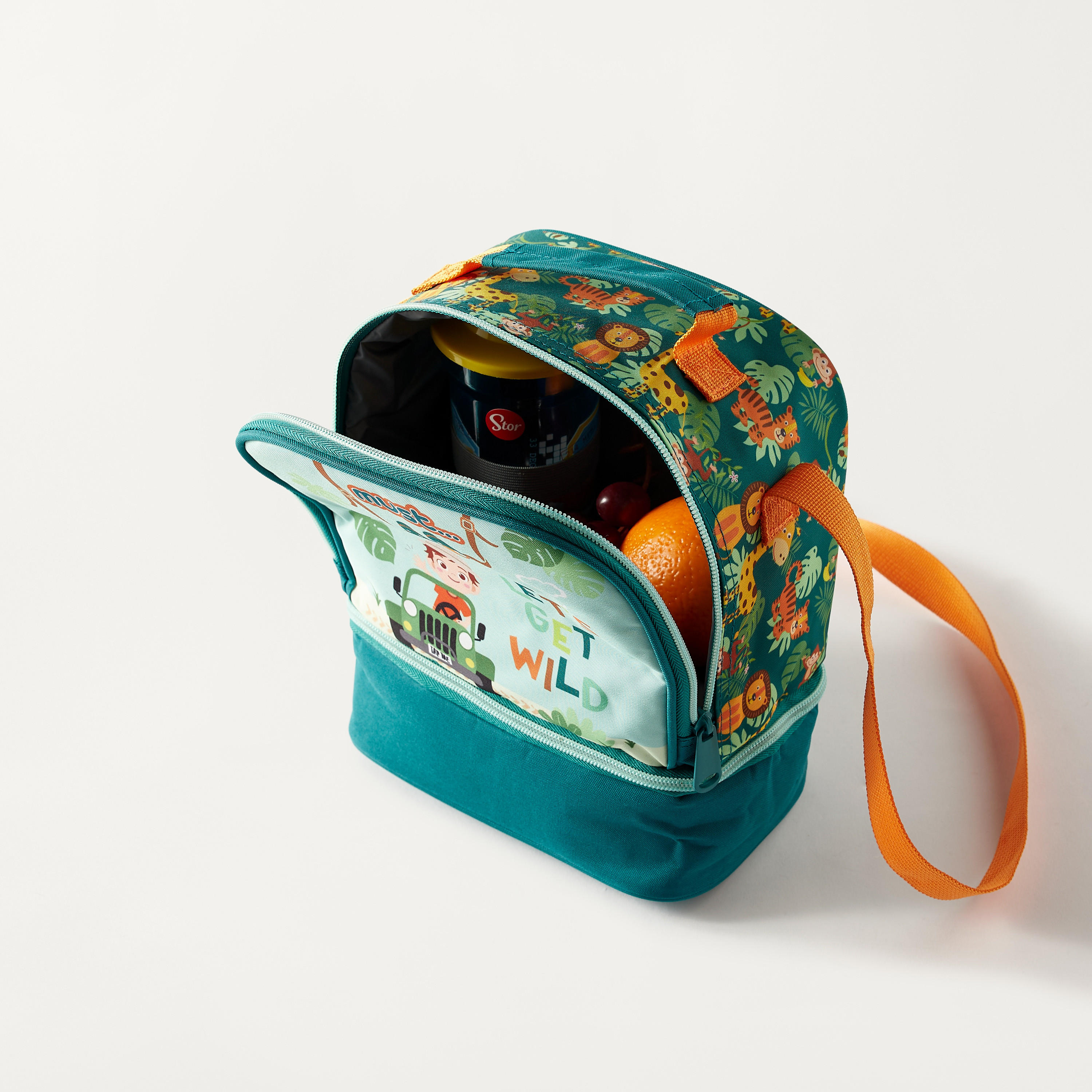 Must Safari Print Insulated Lunch Bag with Adjustable Strap and Zip Closure - 2-Year Warranty-school-lunchessentials-lunchbags-image-5