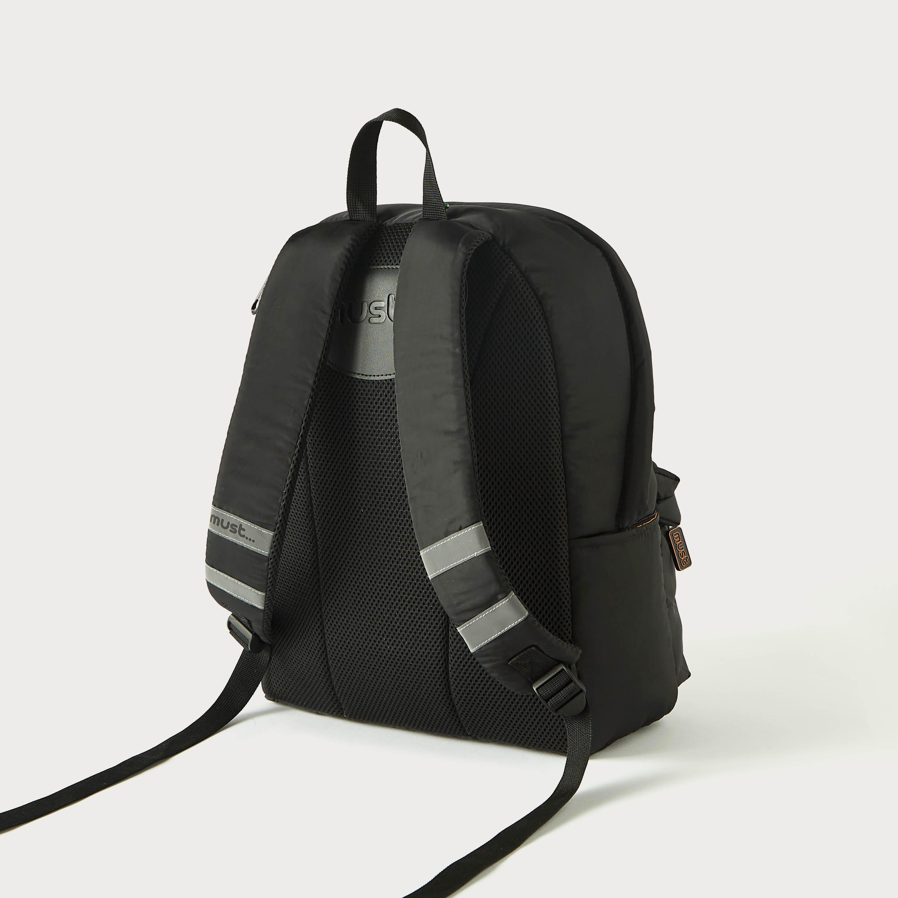 Must Logo Detail Backpack - 32x17x42 cms 2-Year Warranty-school-bagsandbackpacks-backpacks-image-4