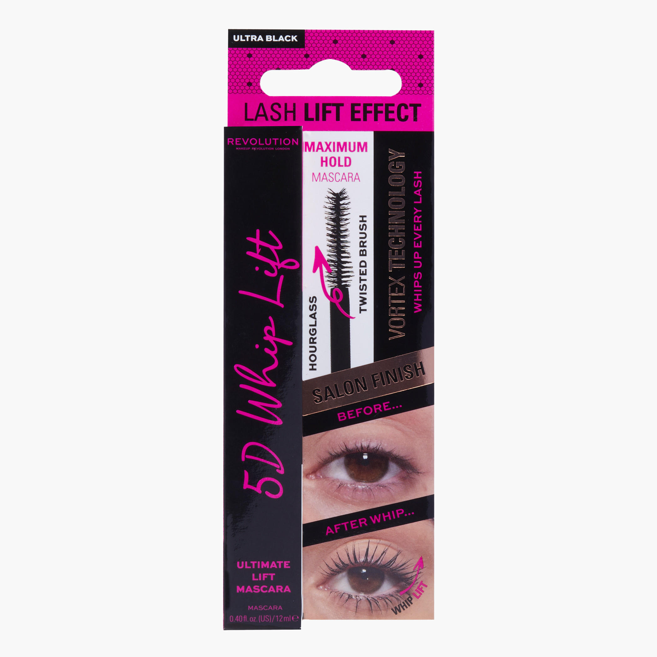 Makeup Revolution 5D Whip Lift Mascara - 12 ml-beautyandpersonalcare-makeup-eyes-mascaras-image-1
