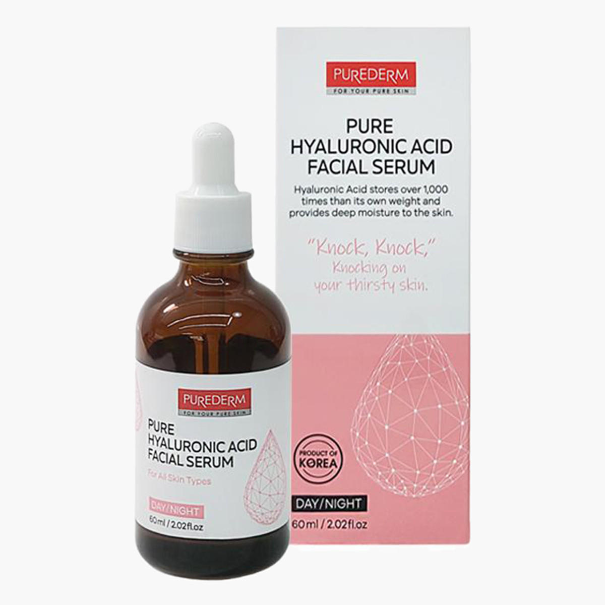 PureDerm Pure Hyaluronic Acid Facial Serum - 60 ml-beautyandpersonalcare-skin-treatmentsandserums-image-1