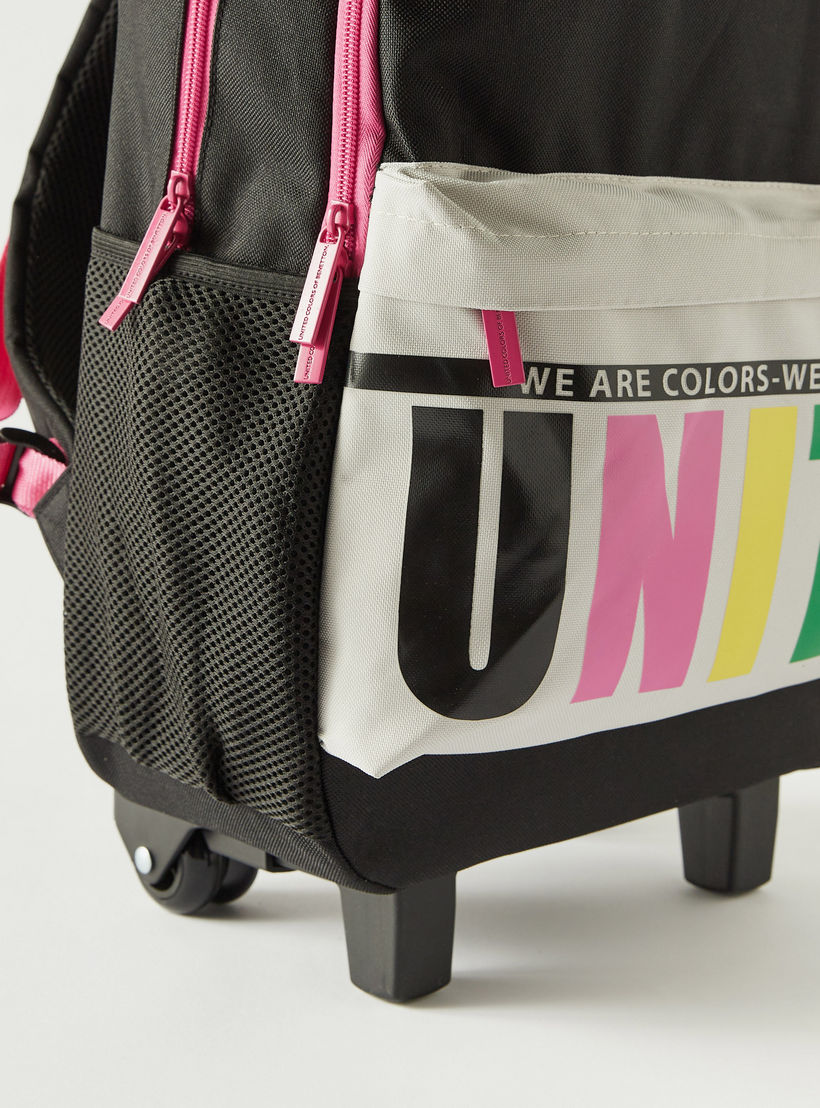 United Colors of Benetton 18-inch Trolley Backpack - 46x32x15 cms 1-Year Warranty-school-bagsandbackpacks-trolleybags-image-3