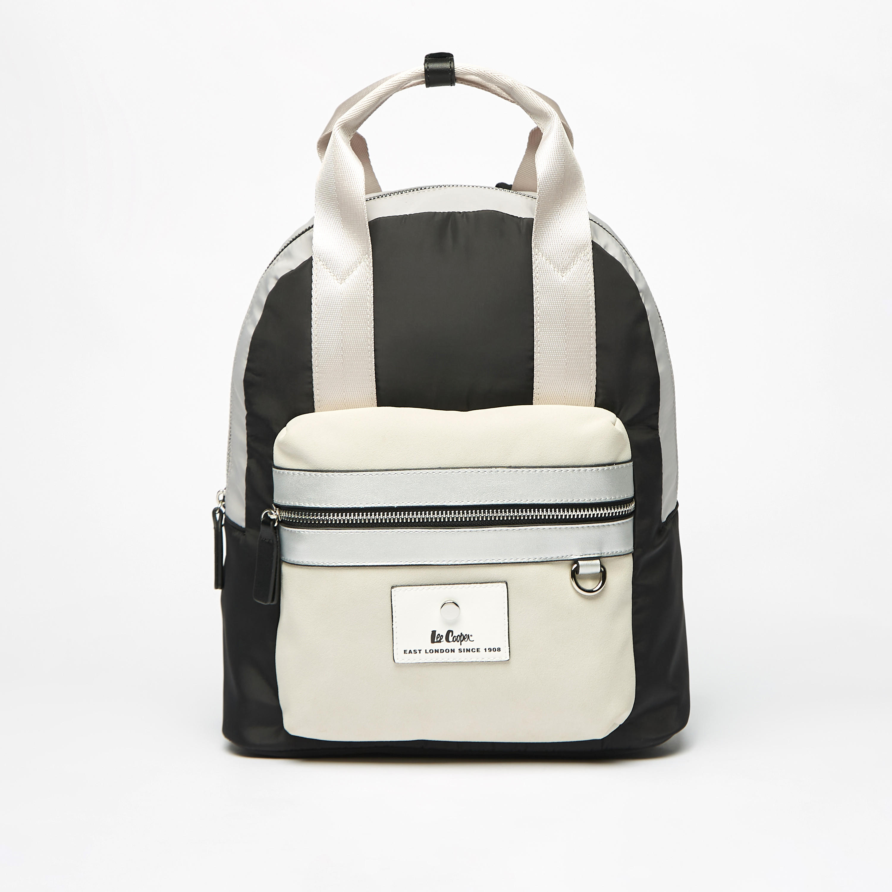شنطة ظهر بقوالب ملونة وحمالات كتف قابلة للتّعديل ومقابض مزدوجة من لي كوبر-women-bagsandwallets-backpacks-image-1