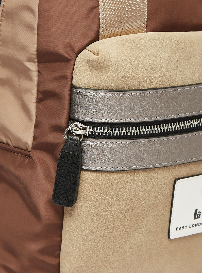 شنطة ظهر بقوالب ملونة وحمالات كتف قابلة للتّعديل ومقابض مزدوجة من لي كوبر-women-bagsandwallets-backpacks-image-3
