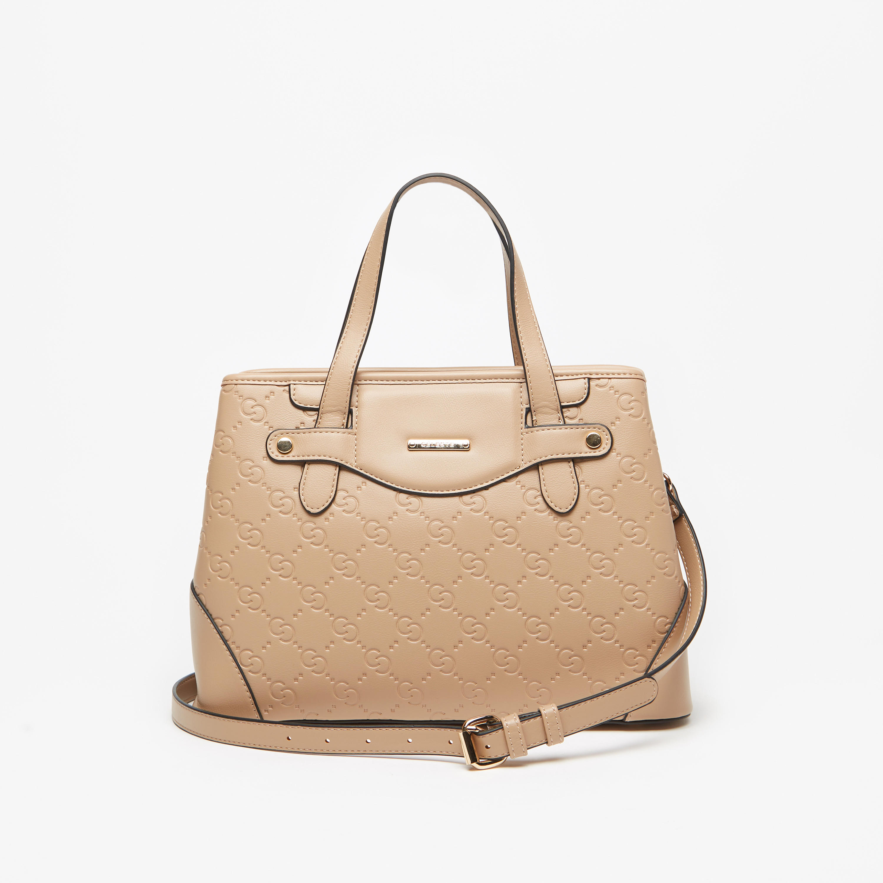 Celeste Monogram Embossed Tote Bag-women-bagsandwallets-handbags-image-2
